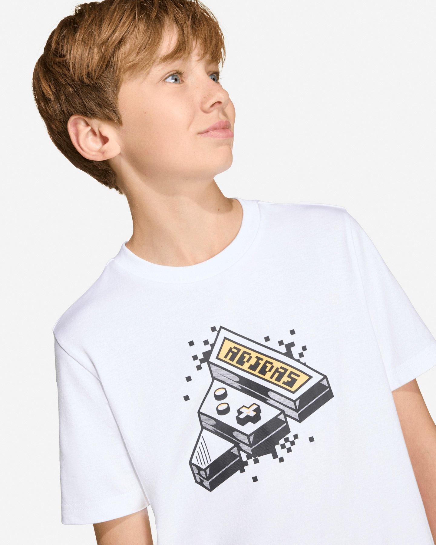 T-shirt ADIDAS GAMING GRAPHIC JR - Bianco - 4 | Cisalfa Sport