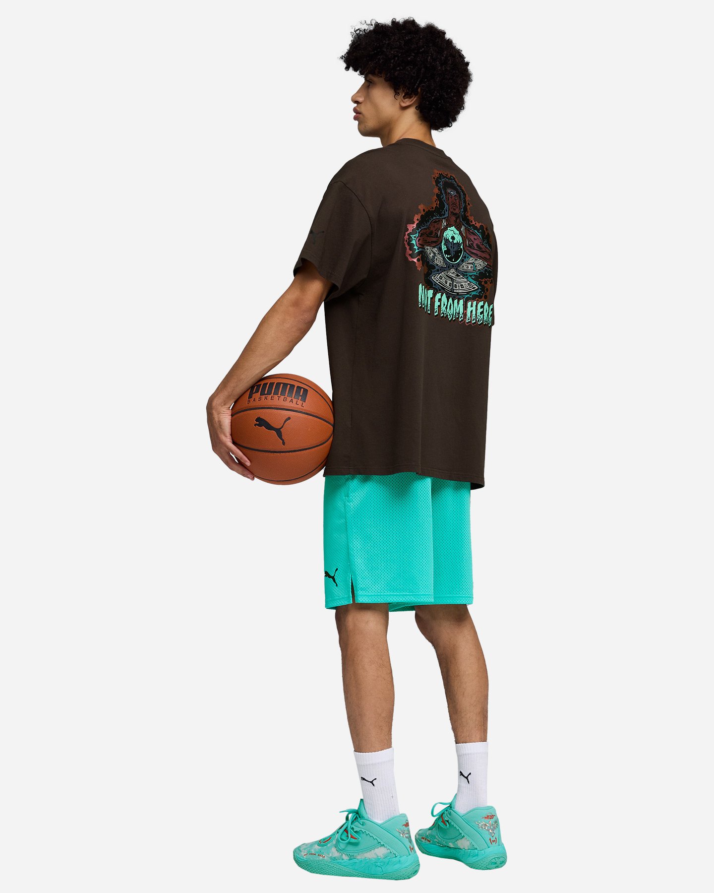 Maglia basket PUMA MELO WORLD M - Nero - 4 | Cisalfa Sport