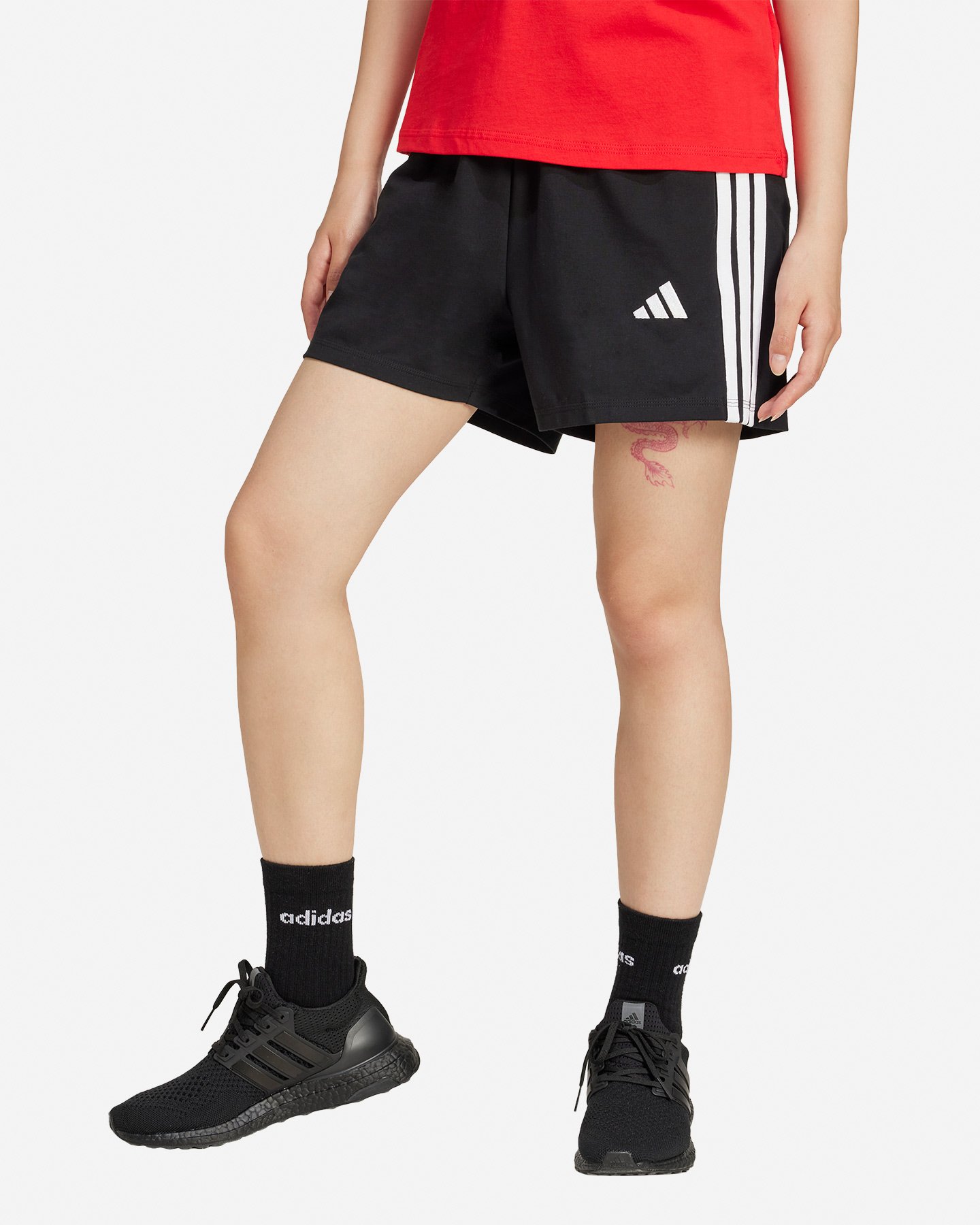 Pantaloncini ADIDAS 3STRIPES W - Nero - 1 | Cisalfa Sport