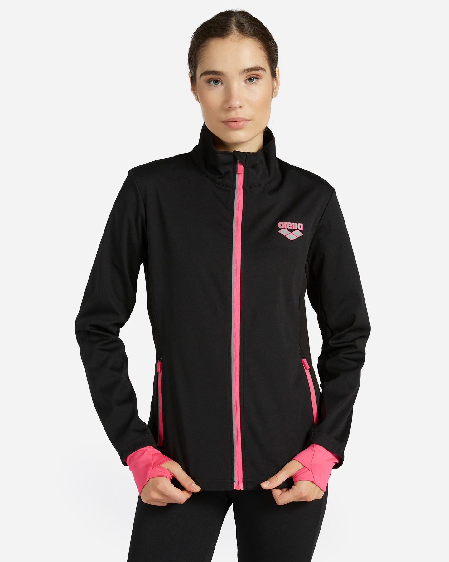 Giacca running ARENA BASIC W - Nero - 0 | Cisalfa Sport