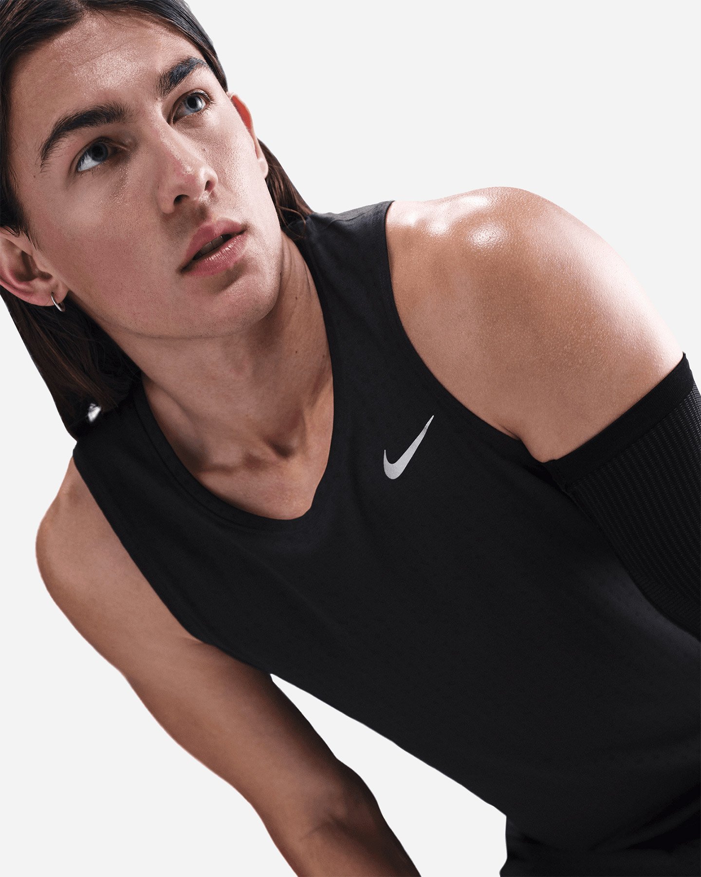 Canotta running NIKE BREATHE MILER M - Nero - 3 | Cisalfa Sport