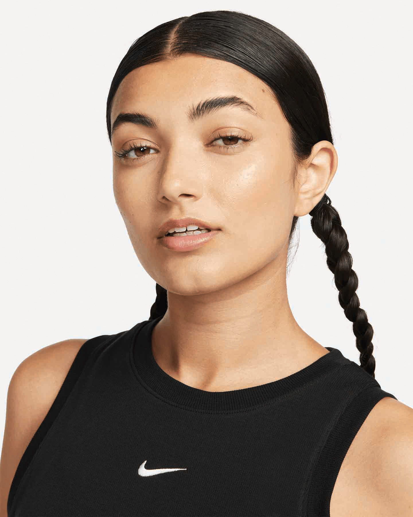 Canotta NIKE COST CROP SMALL LOGO ESSENTIALS W - Nero - 2 | Cisalfa Sport