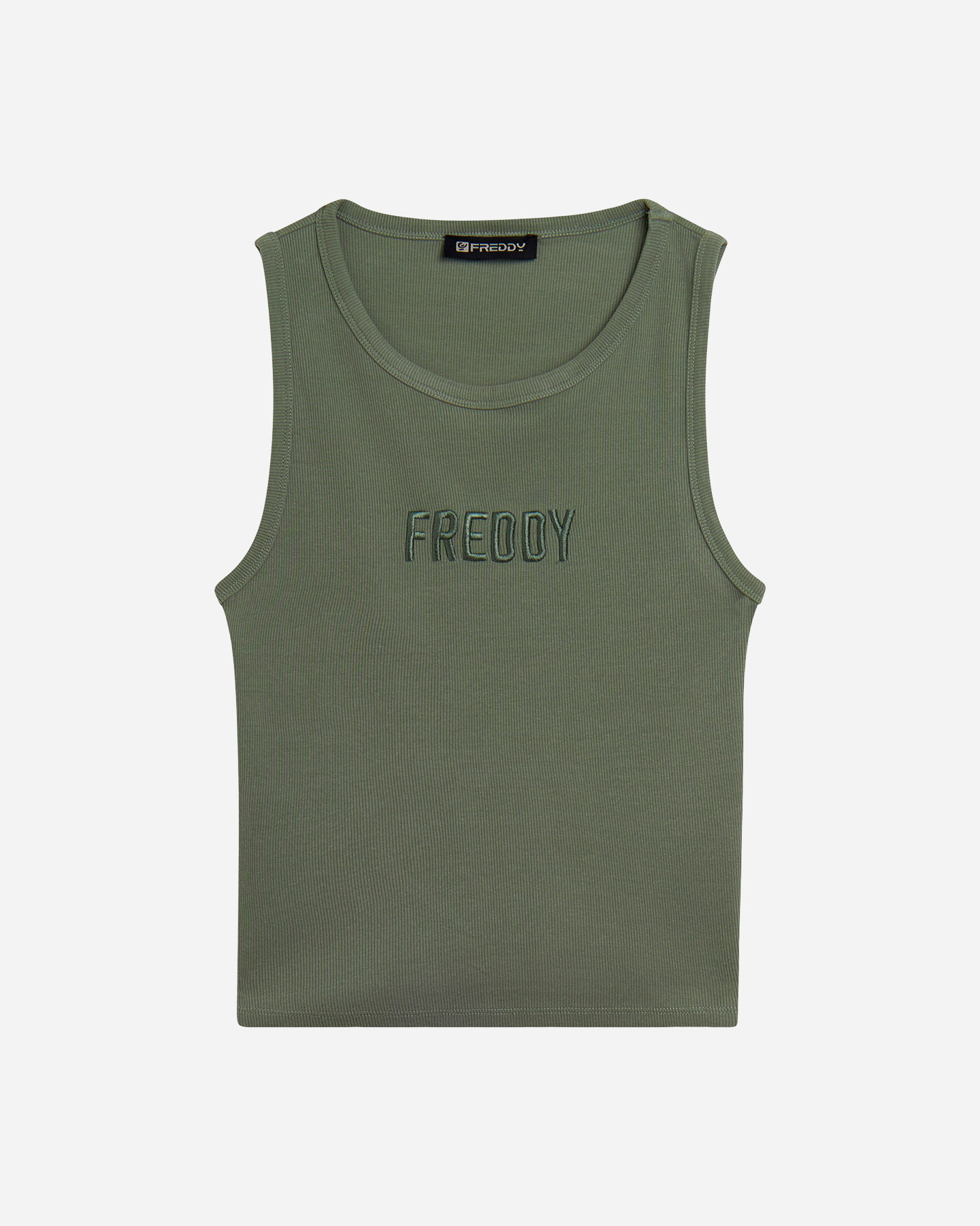 Canotta FREDDY LOGO BORCHIE W - Verde - 0 | Cisalfa Sport