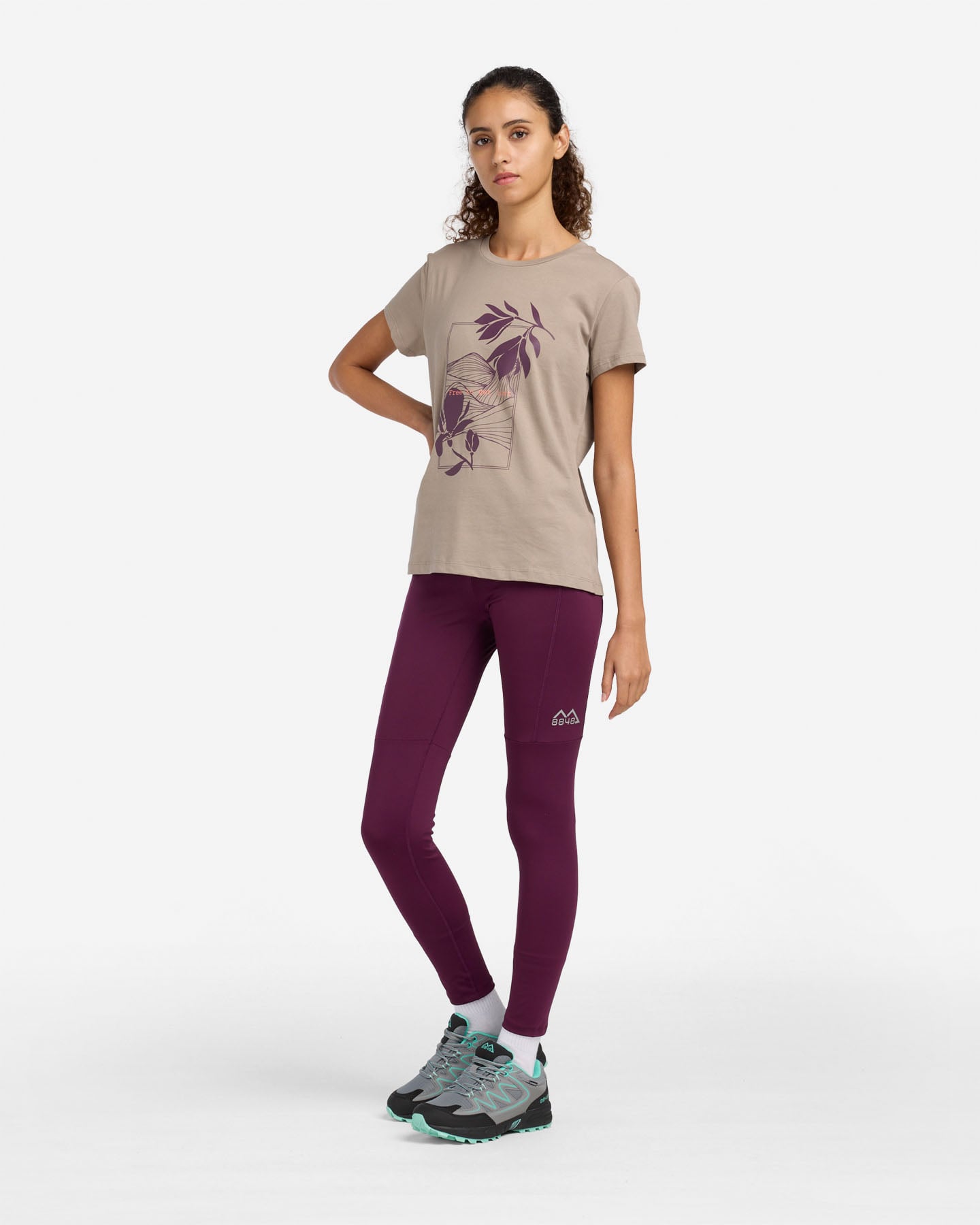 T-shirt 8848 ESSENTIAL W - Beige - 4 | Cisalfa Sport