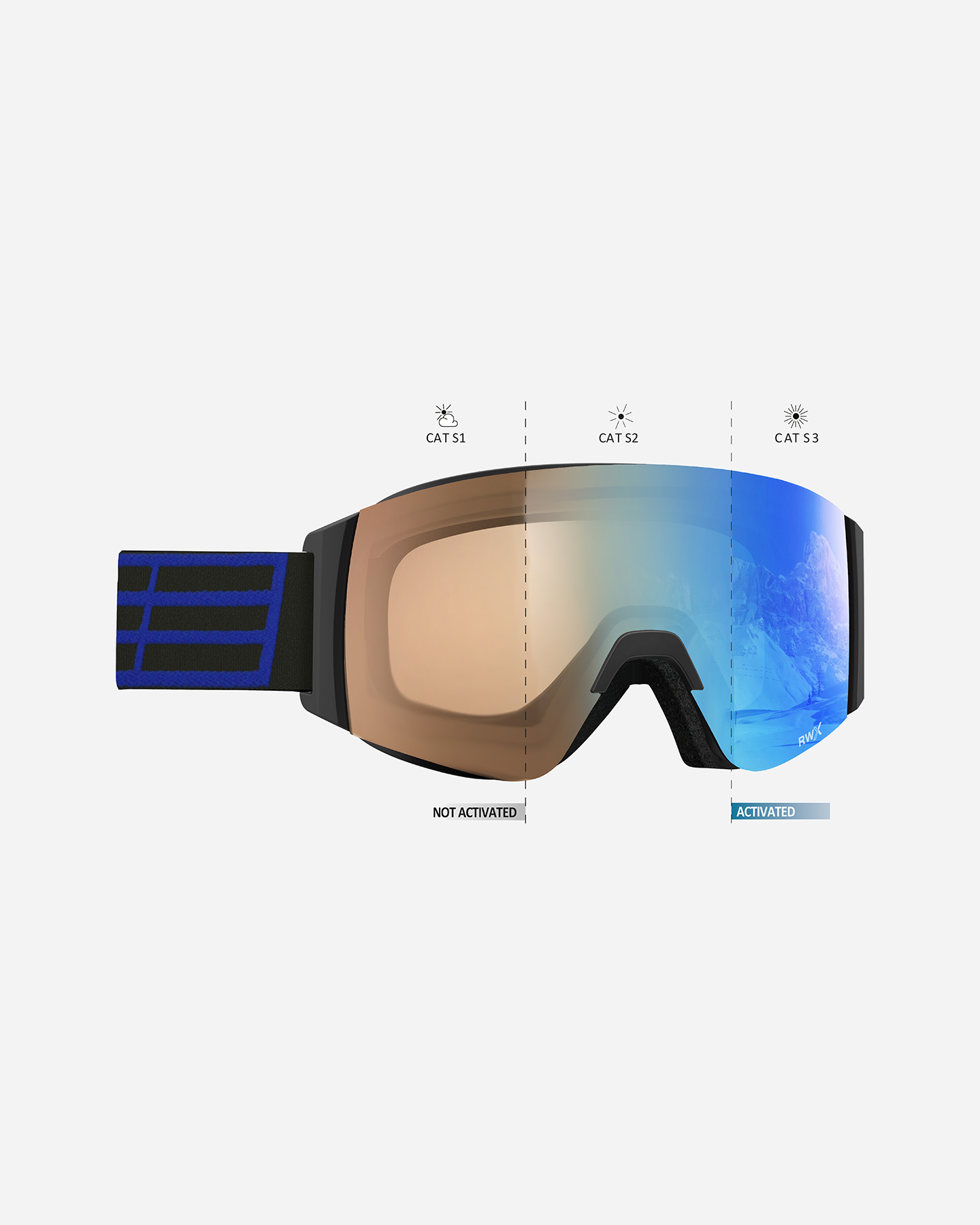 Maschera sci SALICE 105RWX W  - Nero - 0 | Cisalfa Sport