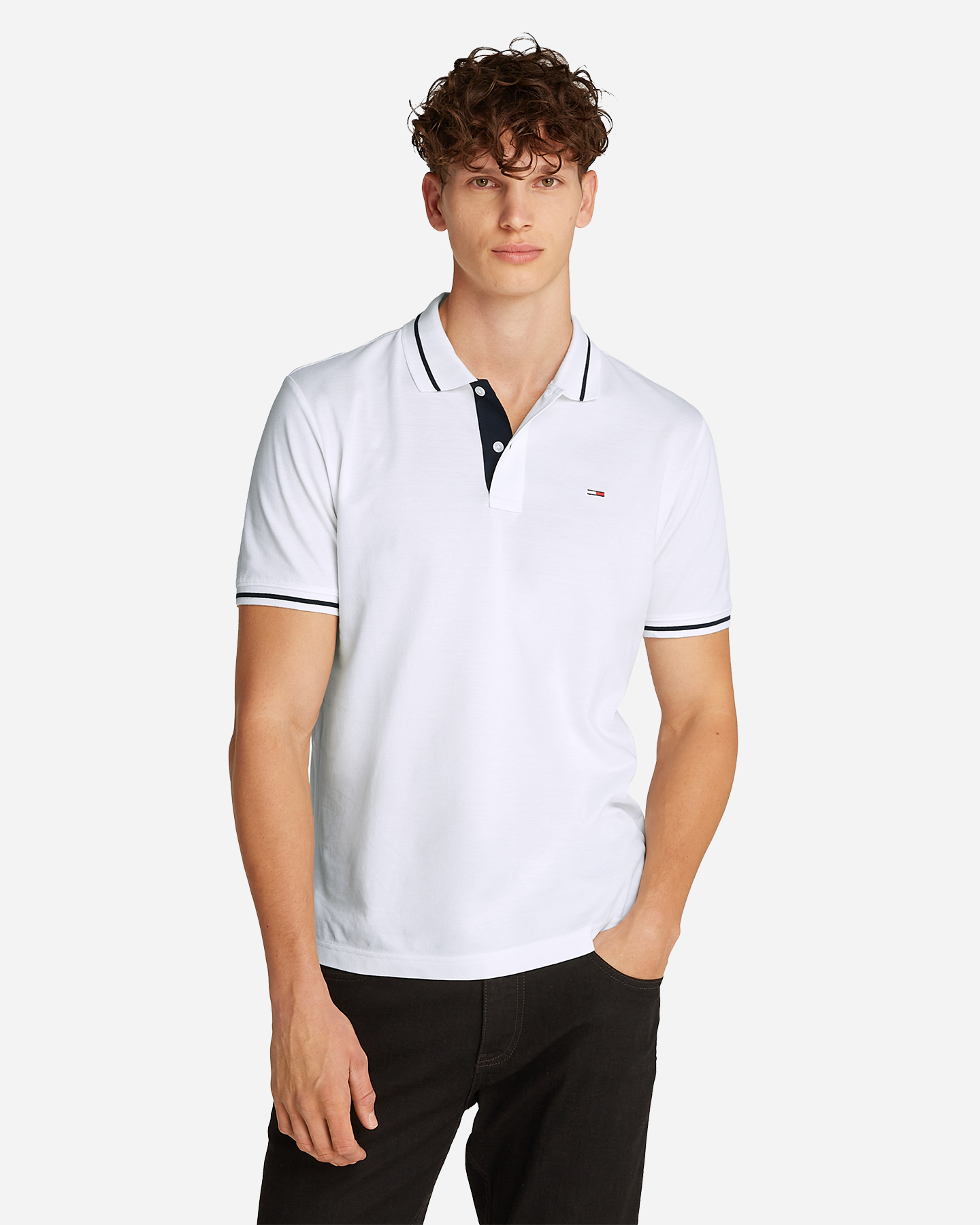 Polo TOMMY HILFIGER PIQUET M - Bianco - 2 | Cisalfa Sport