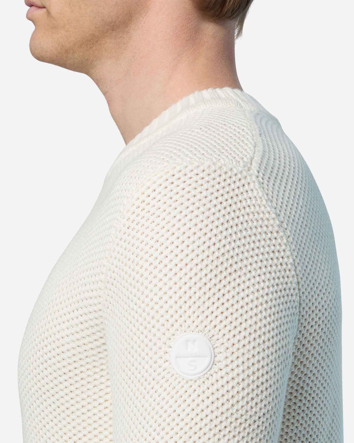 Maglione NORTH SAILS ECO COTTON WOOL M - Bianco - 5 | Cisalfa Sport