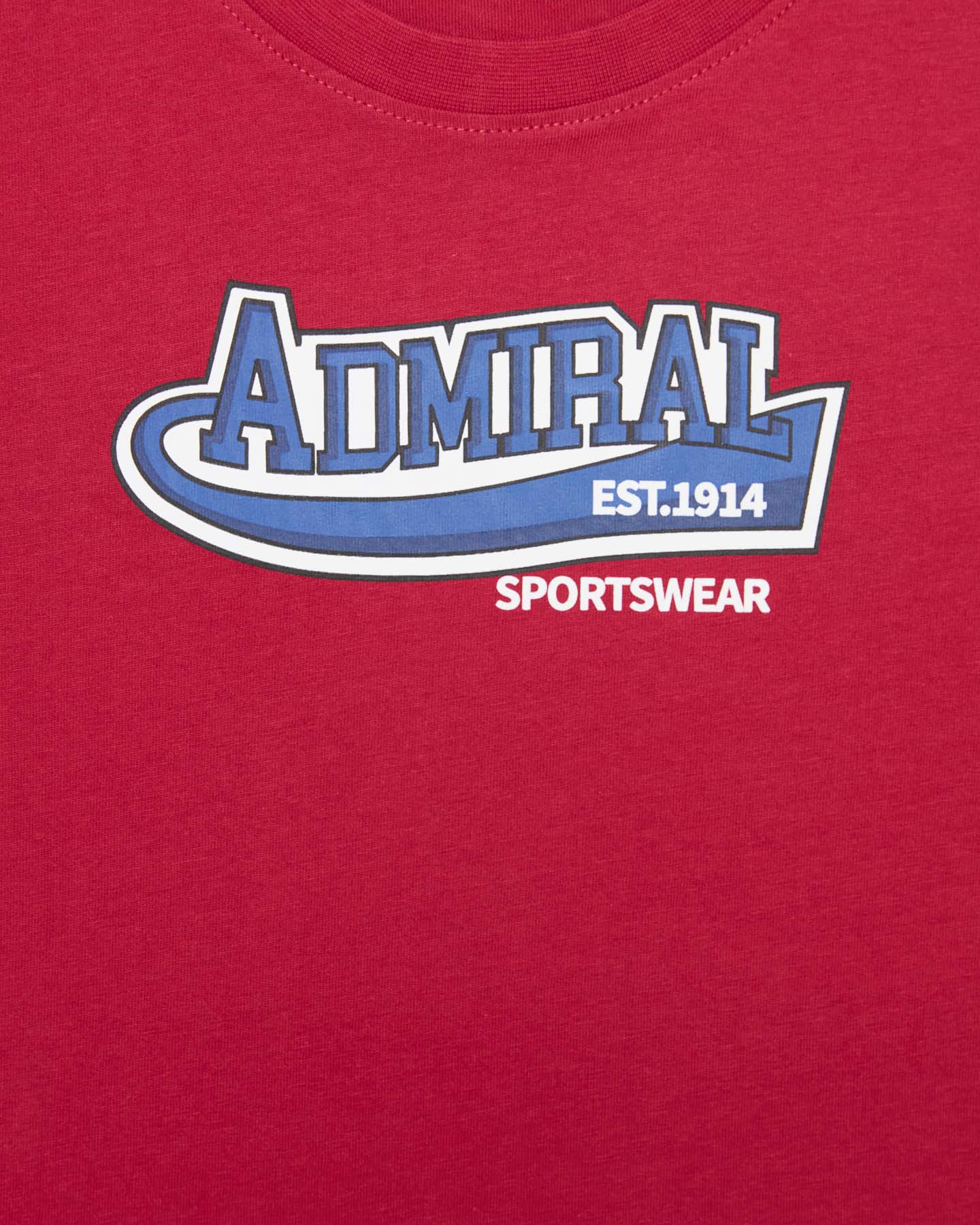 T-shirt ADMIRAL VARSITY JR - Viola - 2 | Cisalfa Sport
