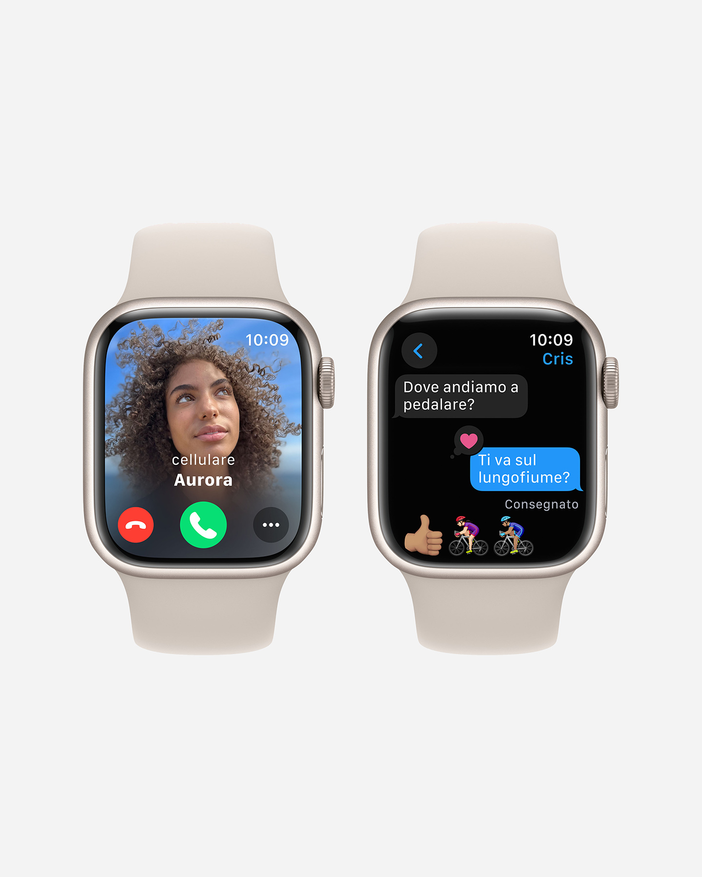 Orologio multifunzione APPLE APPLE WATCH SERIES 9 GPS 41MM STARLIGHT ALUMINIUM  - Color mix - 3 | Cisalfa Sport