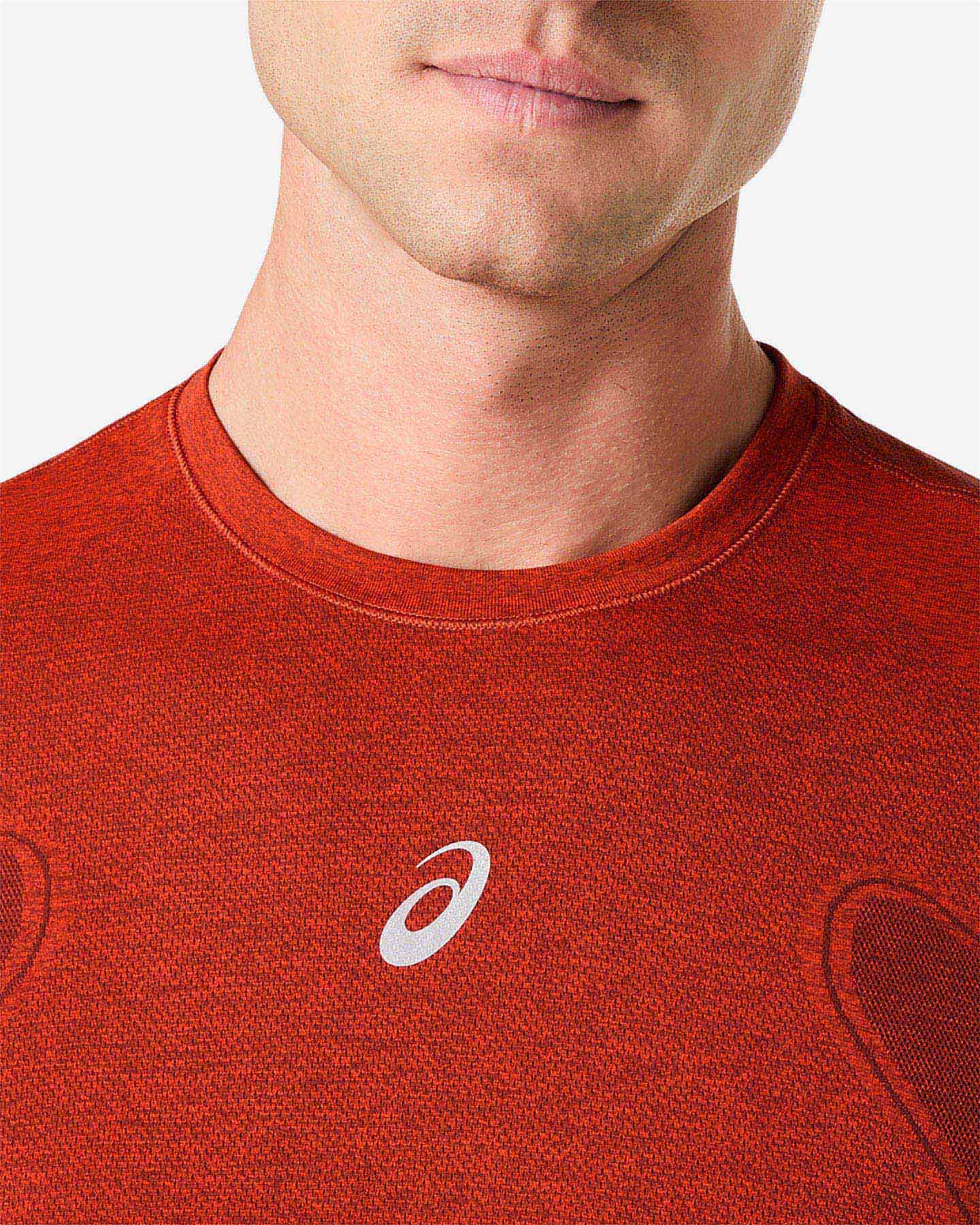 T-shirt running ASICS ROAD M - Rosso - 3 | Cisalfa Sport