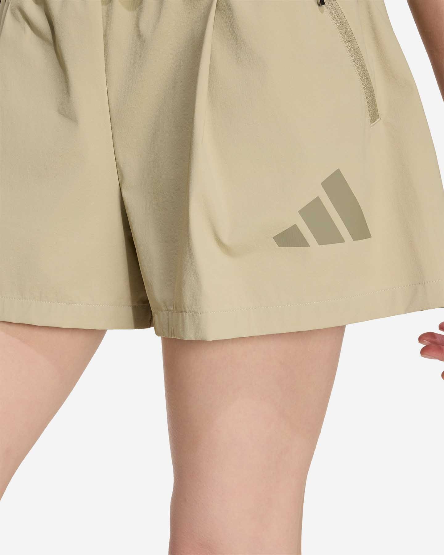 Pantaloncini ADIDAS Z.N.E. W - Beige - 4 | Cisalfa Sport