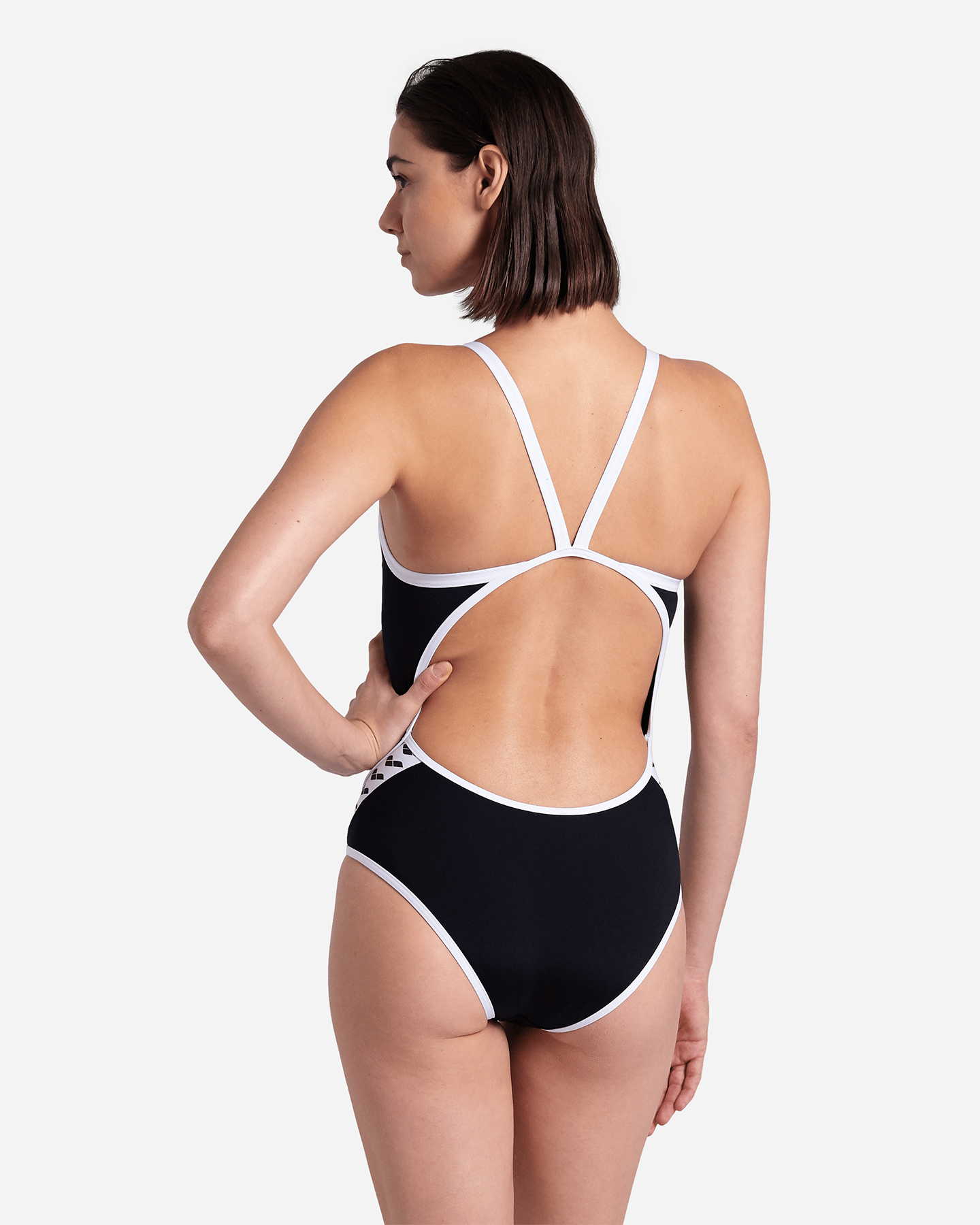 Costume piscina ARENA ICONS SUPER FLY BACK SOLID W - Nero - 1 | Cisalfa Sport