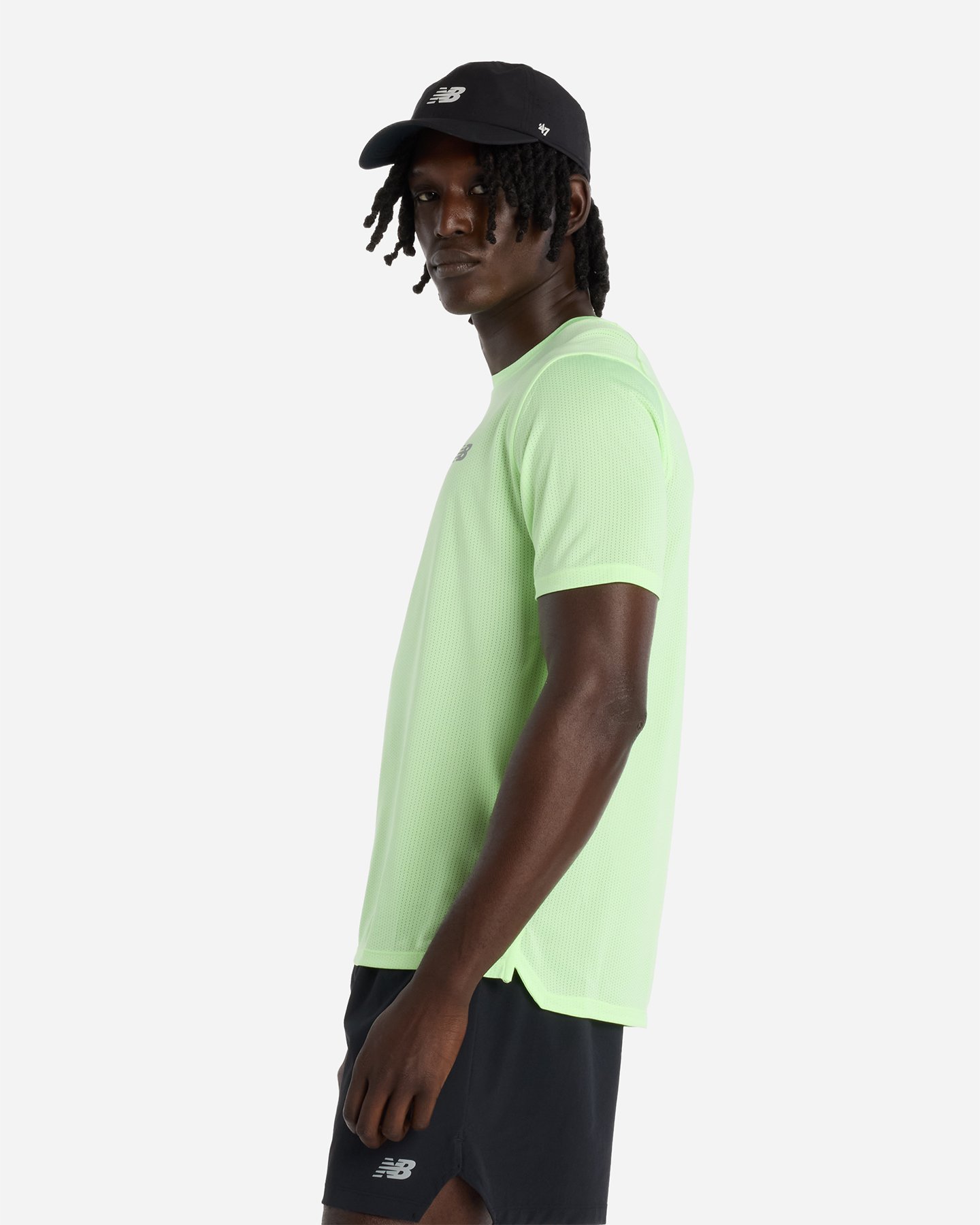 T-shirt running NEW BALANCE ATHLETICS M - Giallo - 1 | Cisalfa Sport