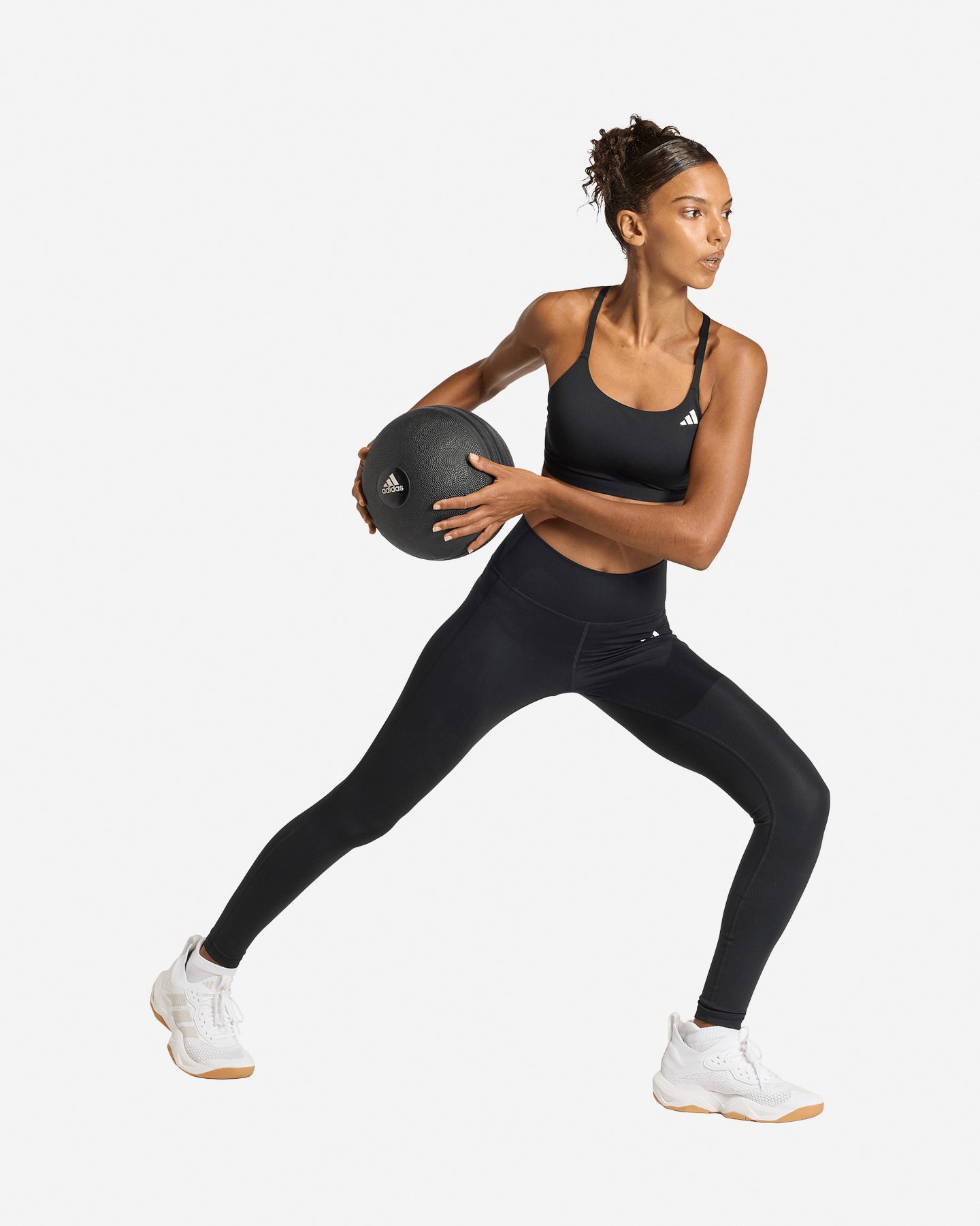 Bra training ADIDAS OPTIME ESSENTIALS W - Nero - 4 | Cisalfa Sport