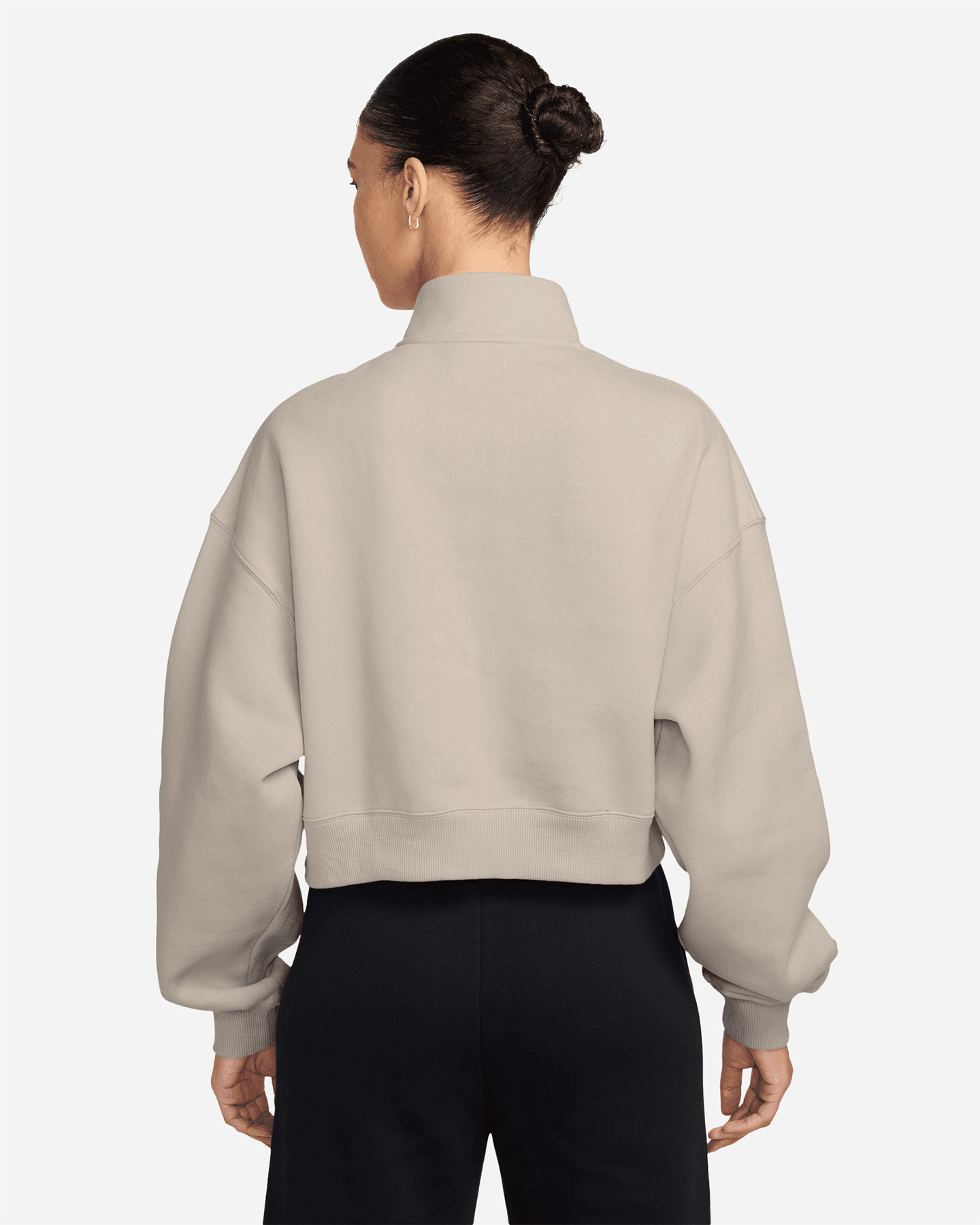 Felpa NIKE STUDIO SMALL LOGO W - Beige - 1 | Cisalfa Sport