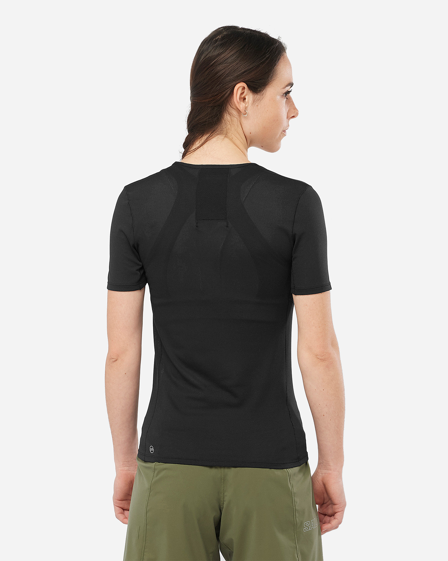T-shirt running SALOMON S-LAB SENSE W - Nero - 3 | Cisalfa Sport