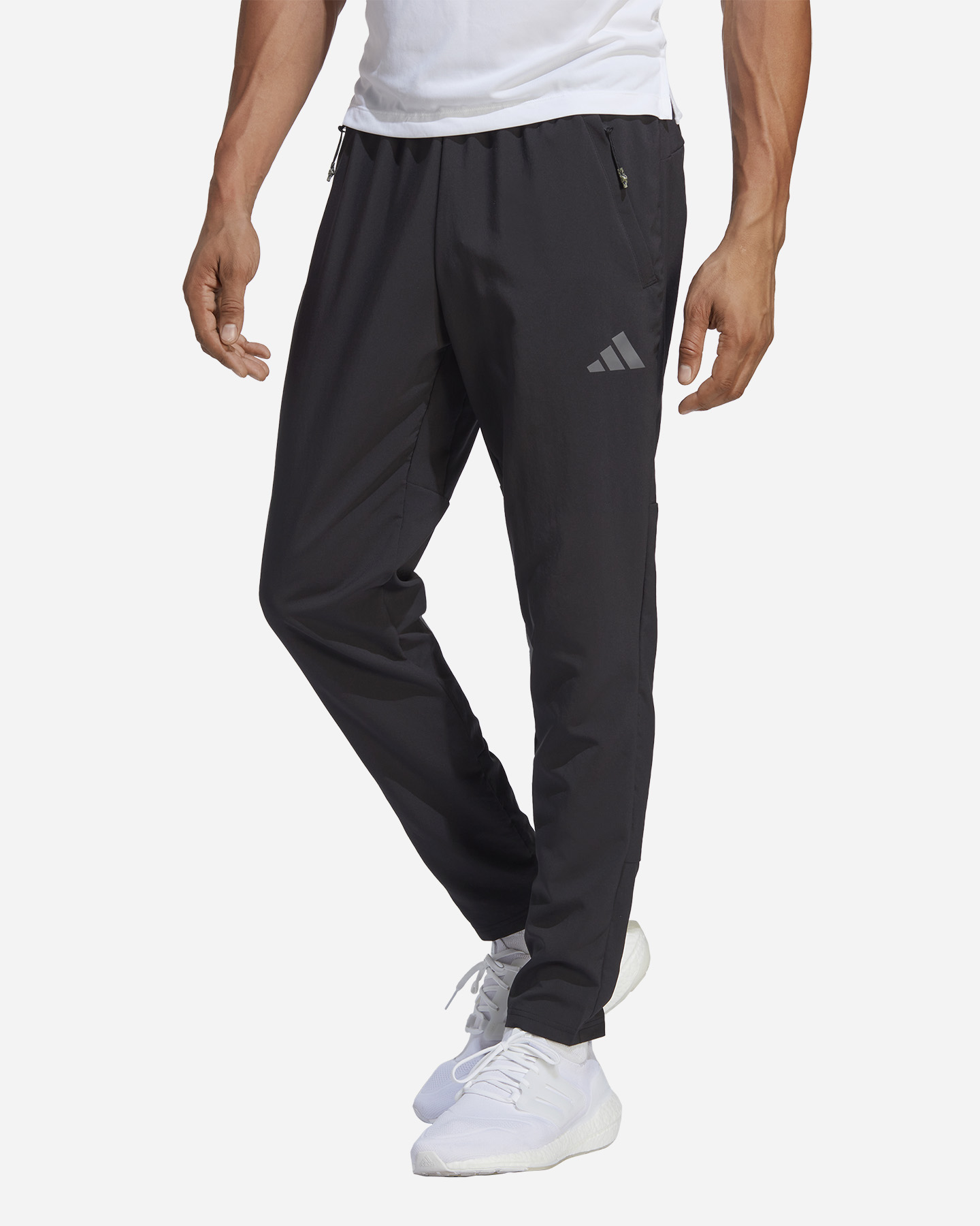 Pantalone training ADIDAS BASIC M - Nero - 1 | Cisalfa Sport