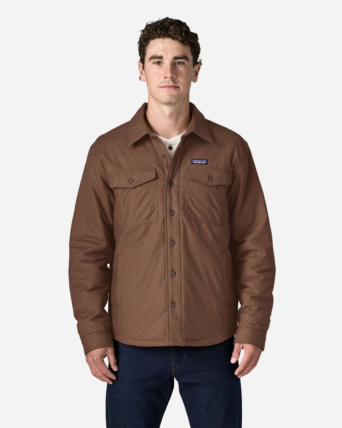 Camicia PATAGONIA LIGHTWEIGHT INSULATED FJORD FLANNEL M - Marrone - 1 | Cisalfa Sport