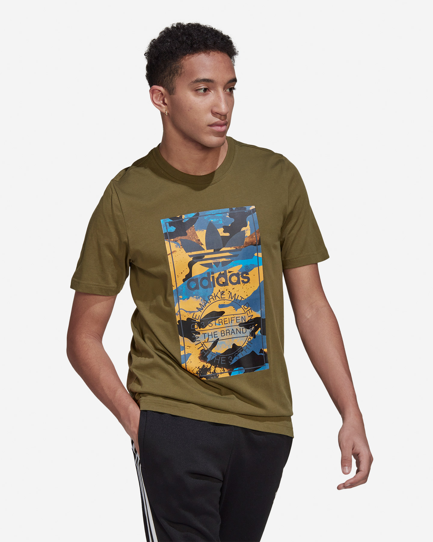 T-shirt ADIDAS GRSPHIC M - Verde - 3 | Cisalfa Sport