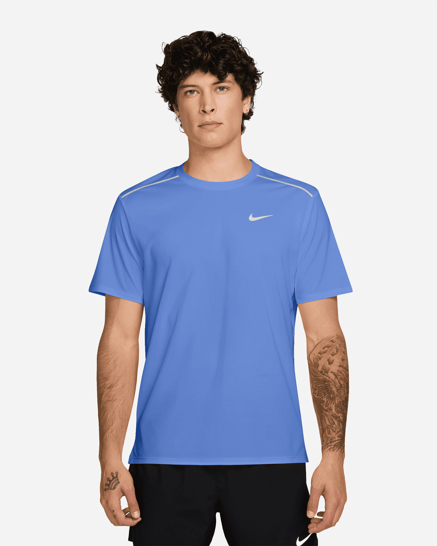Nike Miler M - T-shirt Running - Uomo - Blu