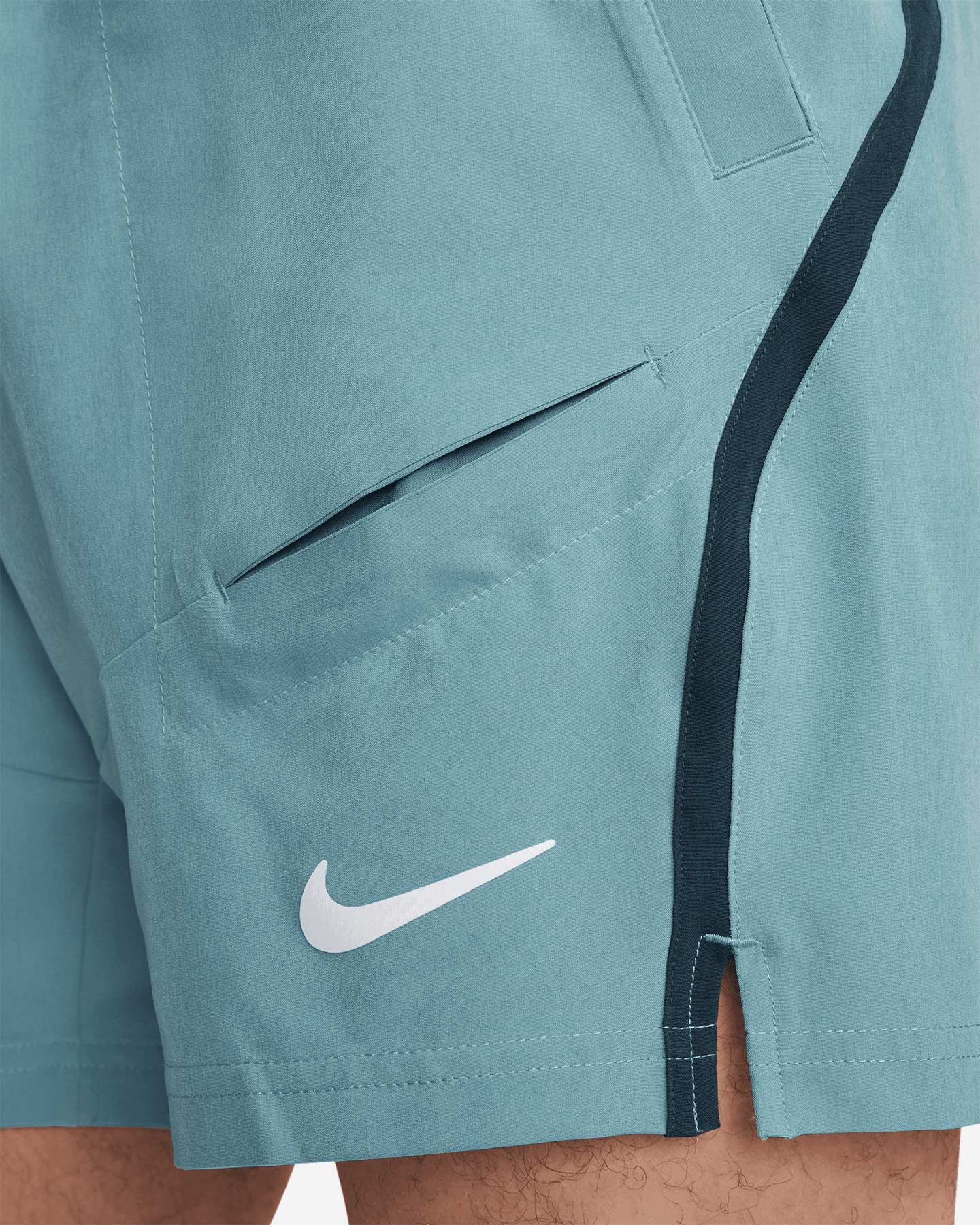 Pantaloncini tennis NIKE ADVANTAGE M - Azzurro - 3 | Cisalfa Sport