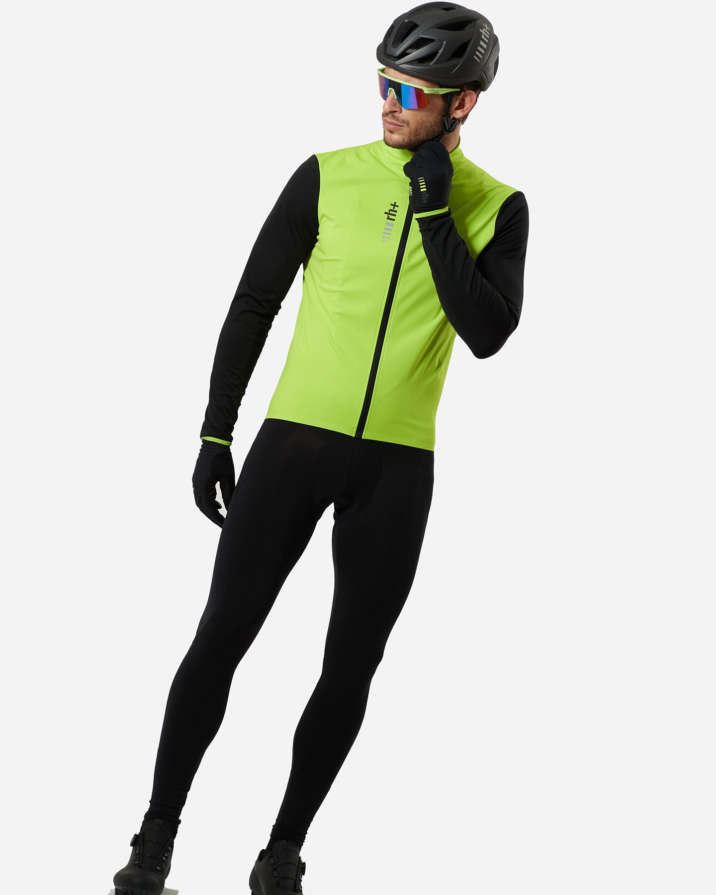 Giacca ciclismo RH+ STYLUS WIND M - Giallo - 4 | Cisalfa Sport