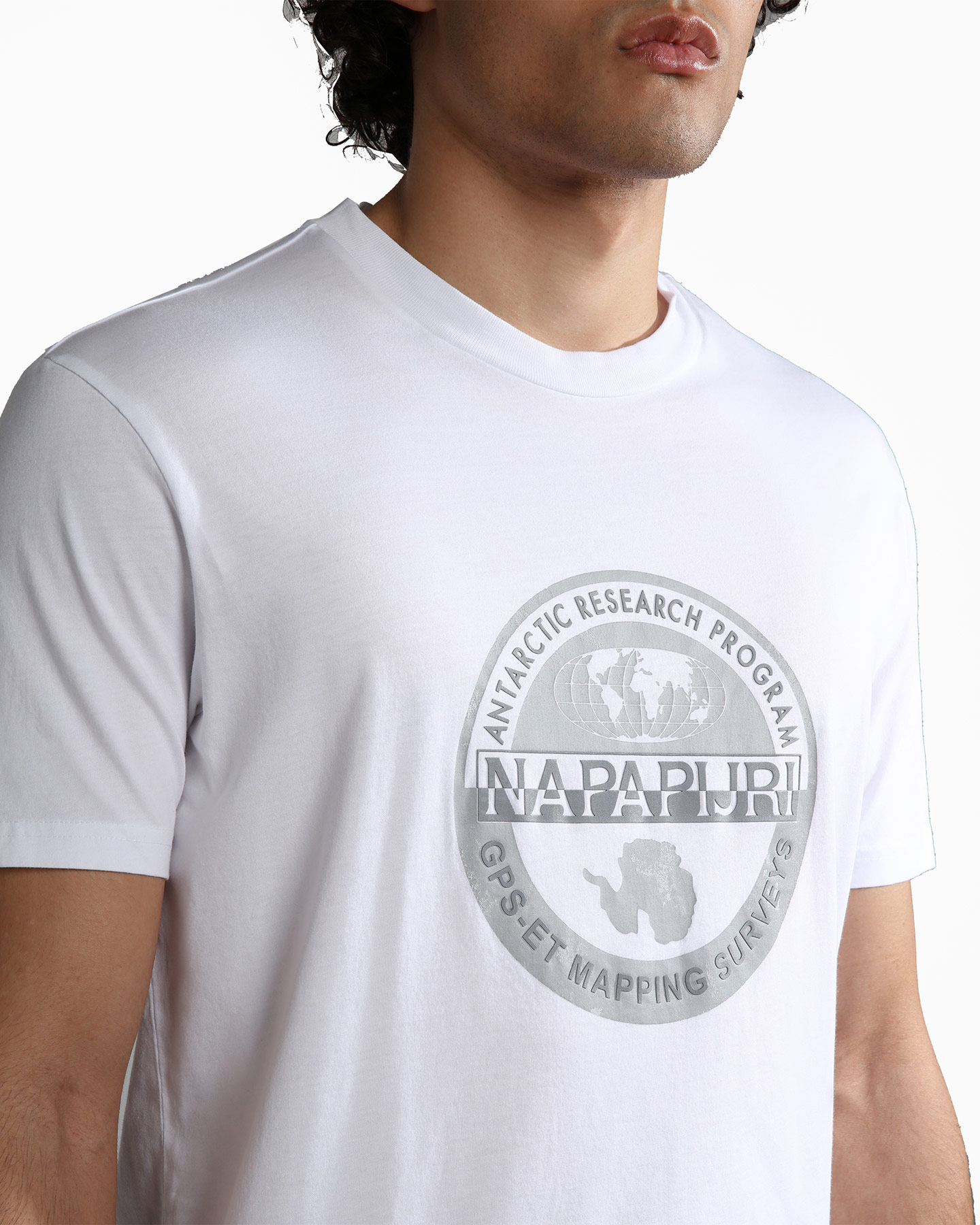 T-shirt NAPAPIJRI BOLLO M - Bianco - 3 | Cisalfa Sport
