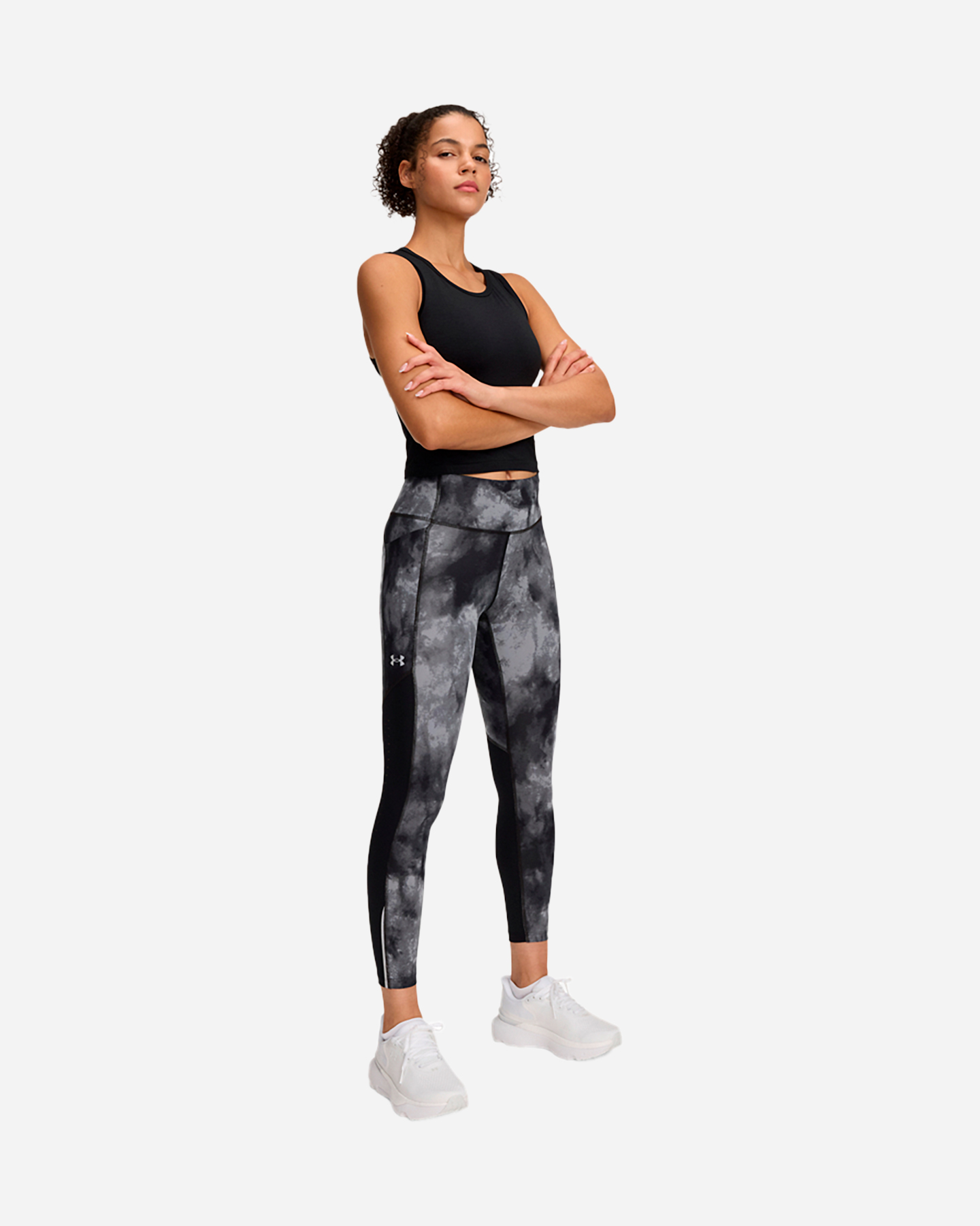Fuseaux running UNDER ARMOUR LAUNCH PRINT W - Nero - 2 | Cisalfa Sport