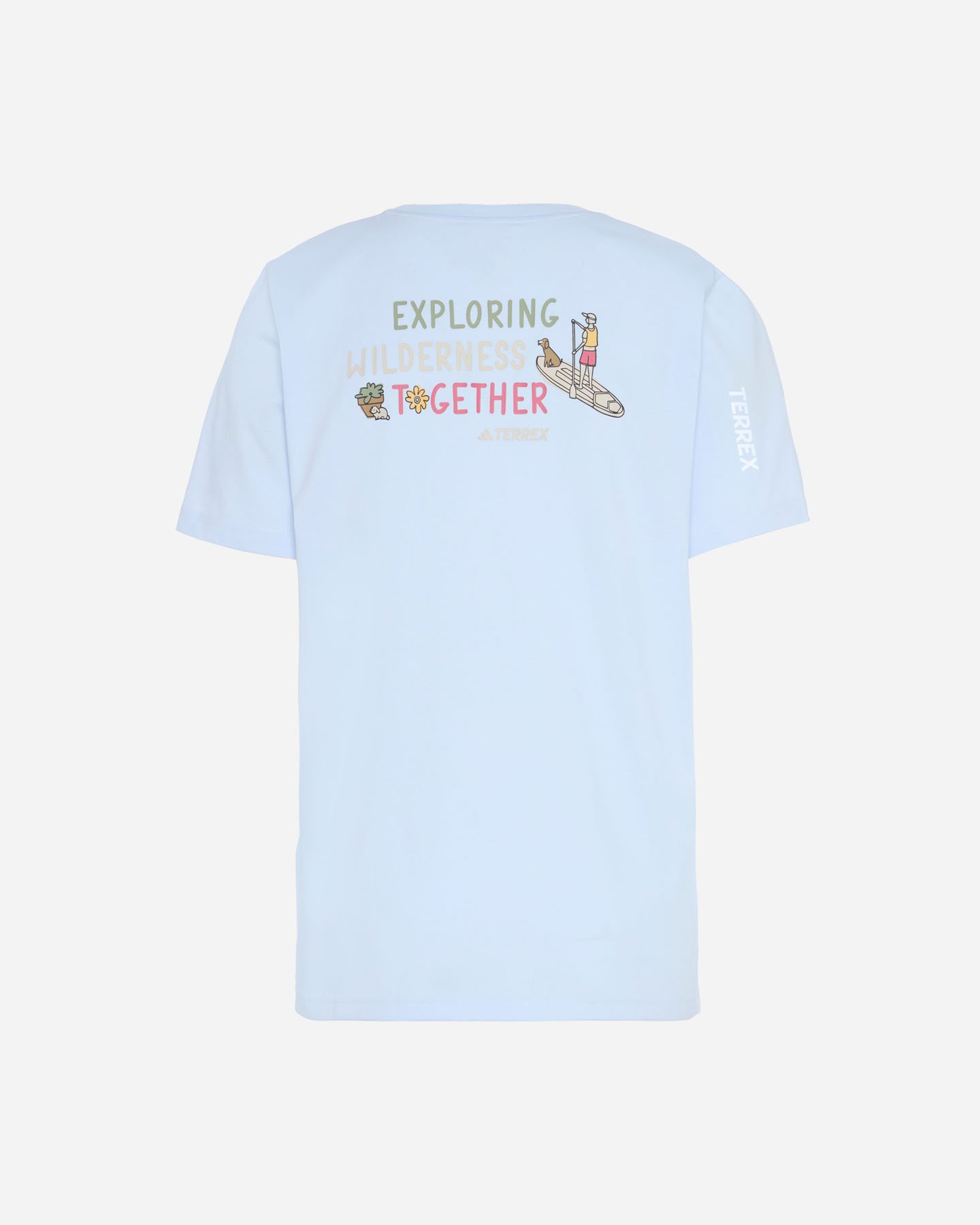 T-shirt ADIDAS MULTI GRAPHIC W - Azzurro - 1 | Cisalfa Sport