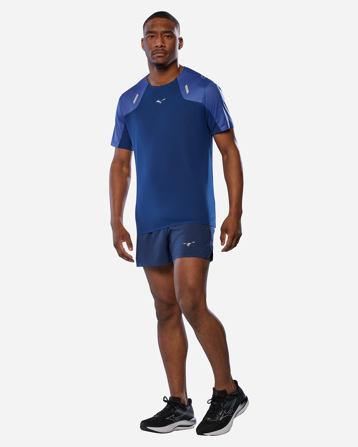 T-shirt running MIZUNO TECH LIGHT M - Blu - 0 | Cisalfa Sport