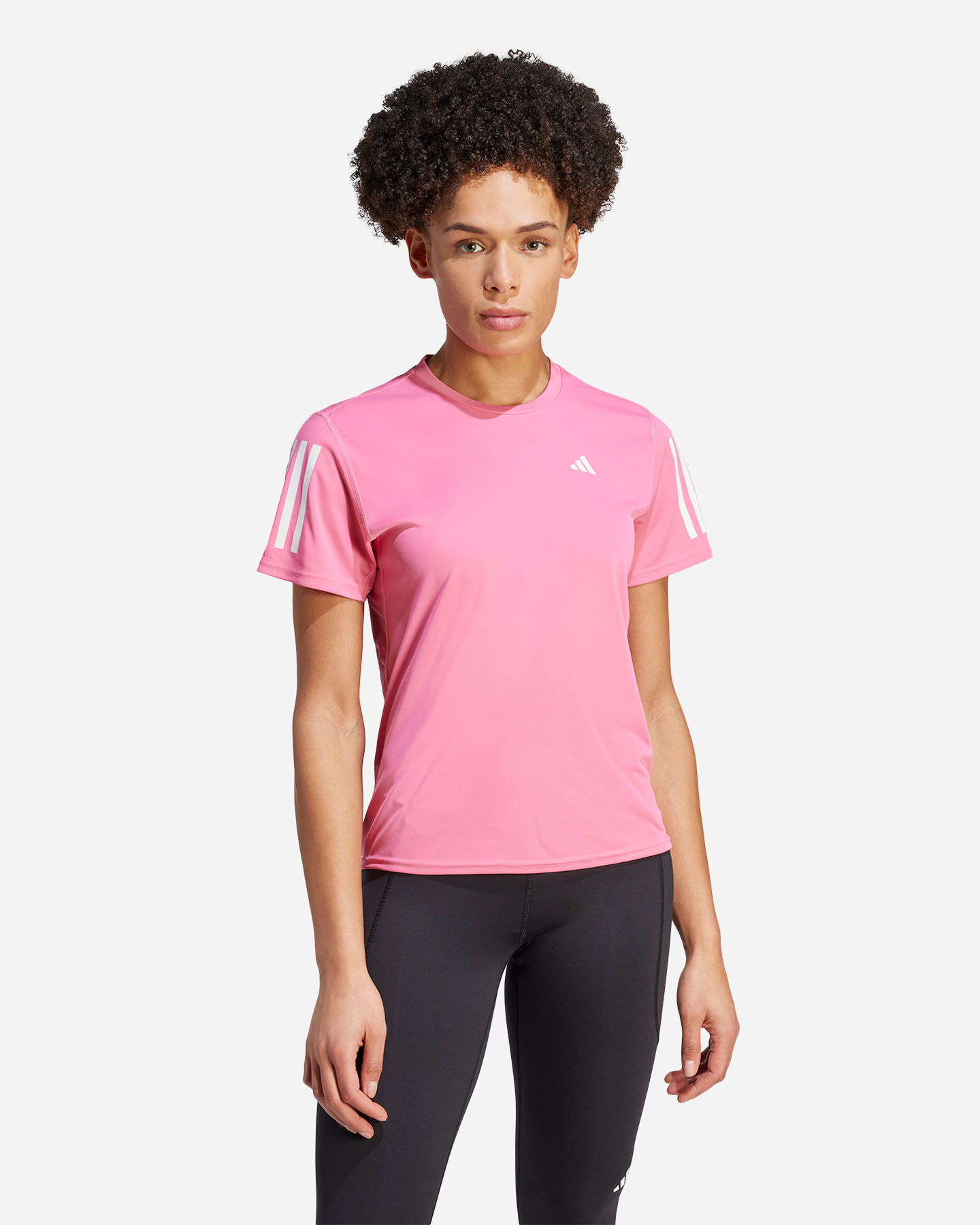 T-shirt running ADIDAS OWN THE RUN W - Rosa - 1 | Cisalfa Sport