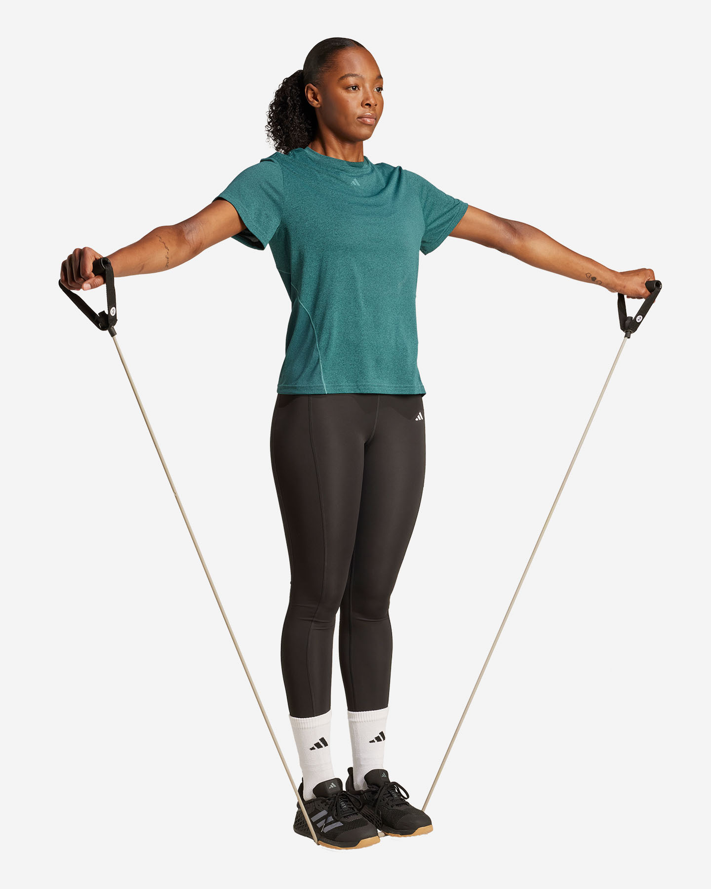 T-shirt training ADIDAS D4T W - Verde - 3 | Cisalfa Sport