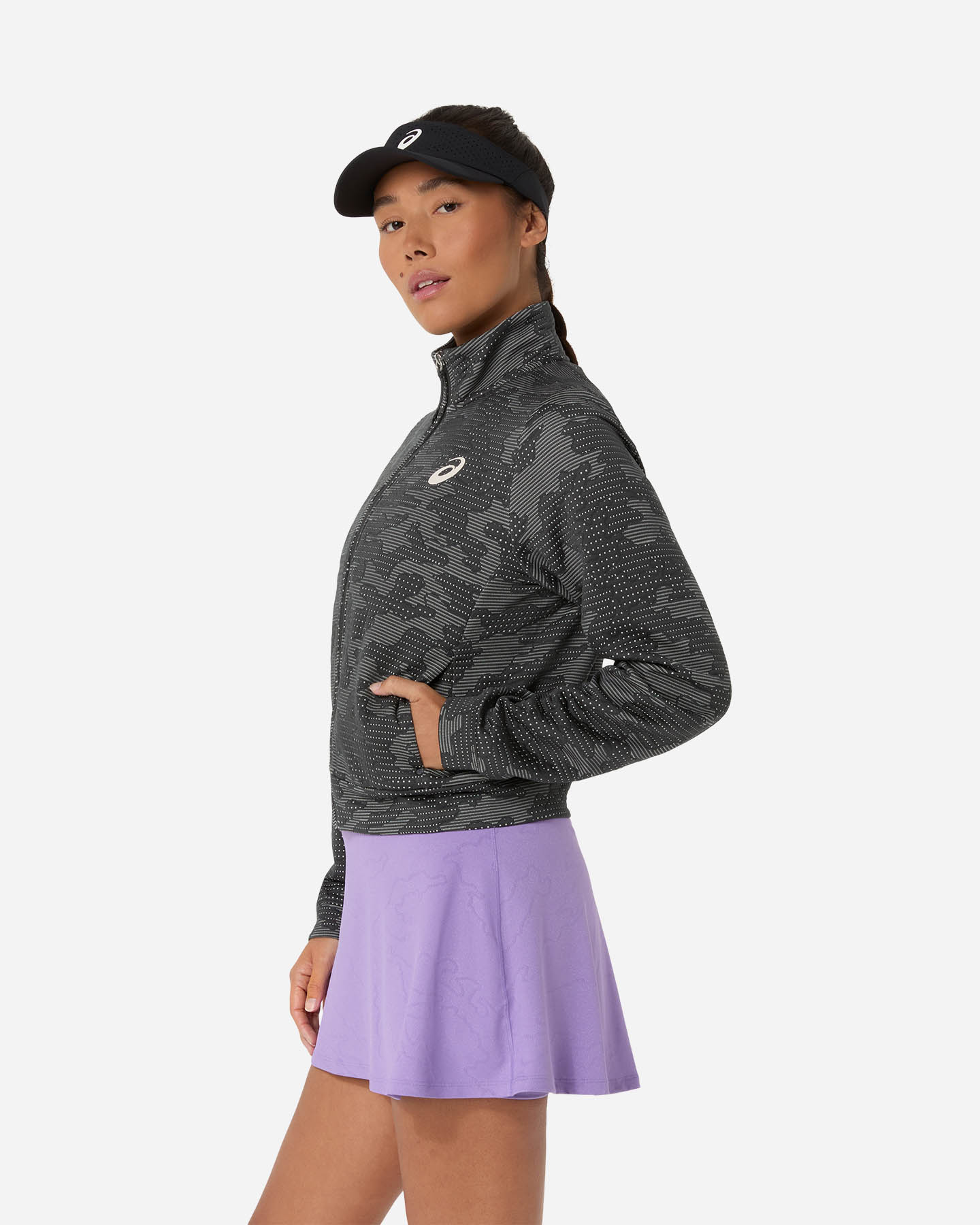 Giacca tennis ASICS MATCH W - Grigio - 2 | Cisalfa Sport