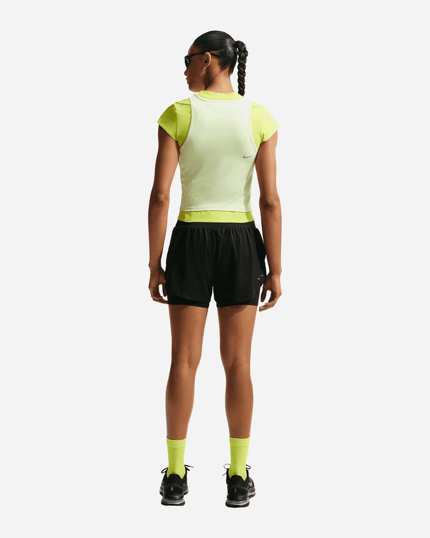 Short running NIKE TEMPO 2IN1 W - Nero - 2 | Cisalfa Sport