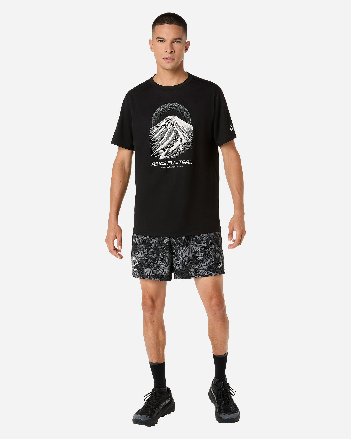 T-shirt running ASICS FUJITRAIL M - Nero - 3 | Cisalfa Sport