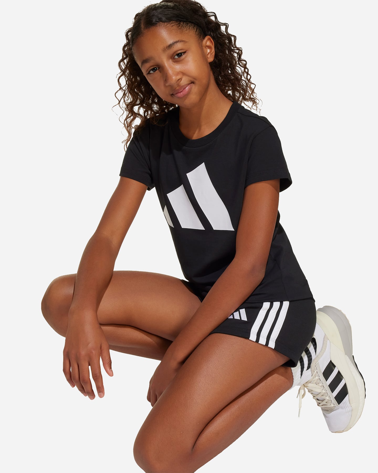 T-shirt ADIDAS ESSENTIALS BIG LOGO JR - Nero - 4 | Cisalfa Sport