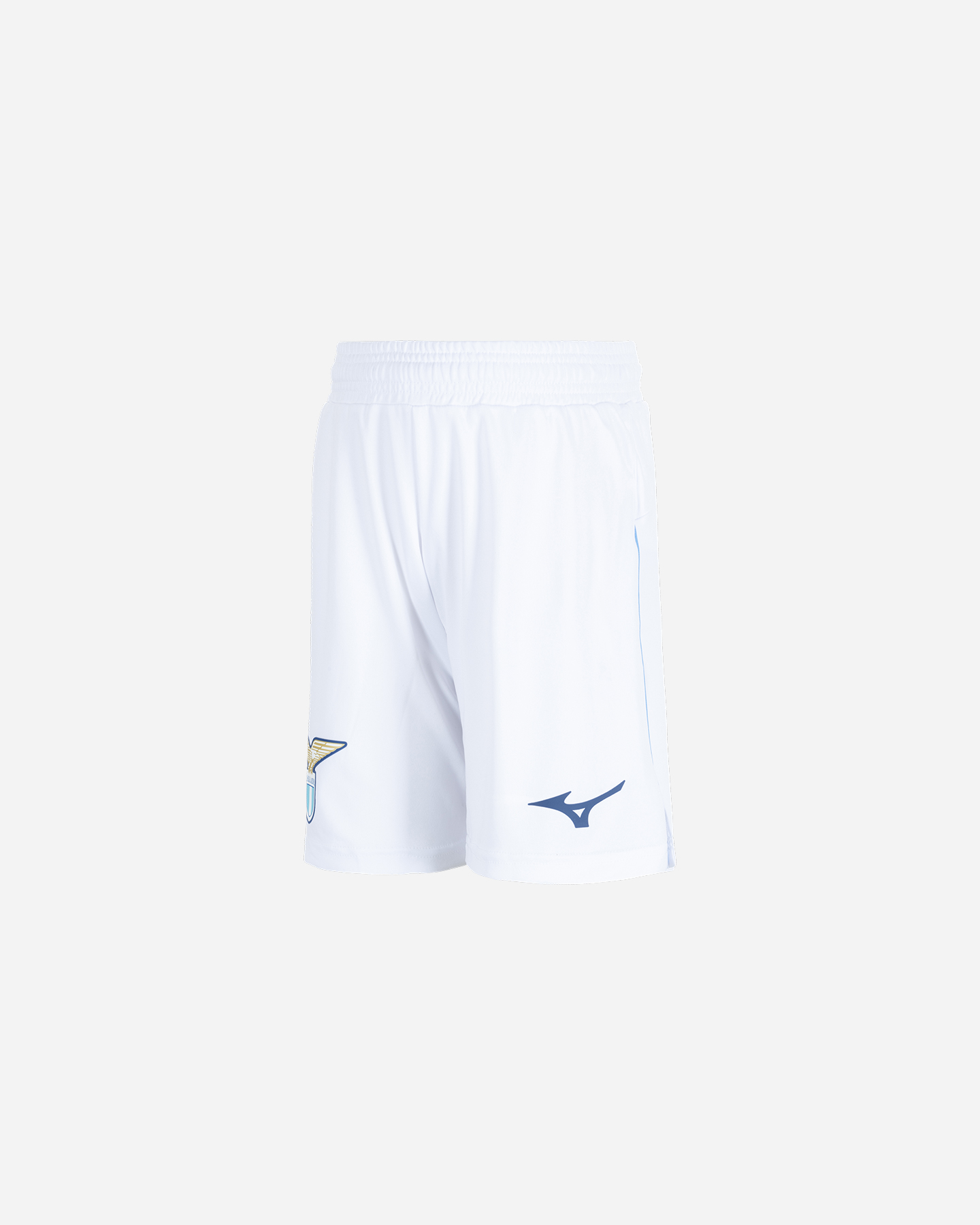 Pantaloncini calcio ufficiali MIZUNO LAZIO HOME 22/23 JR - Bianco - 0 | Cisalfa Sport