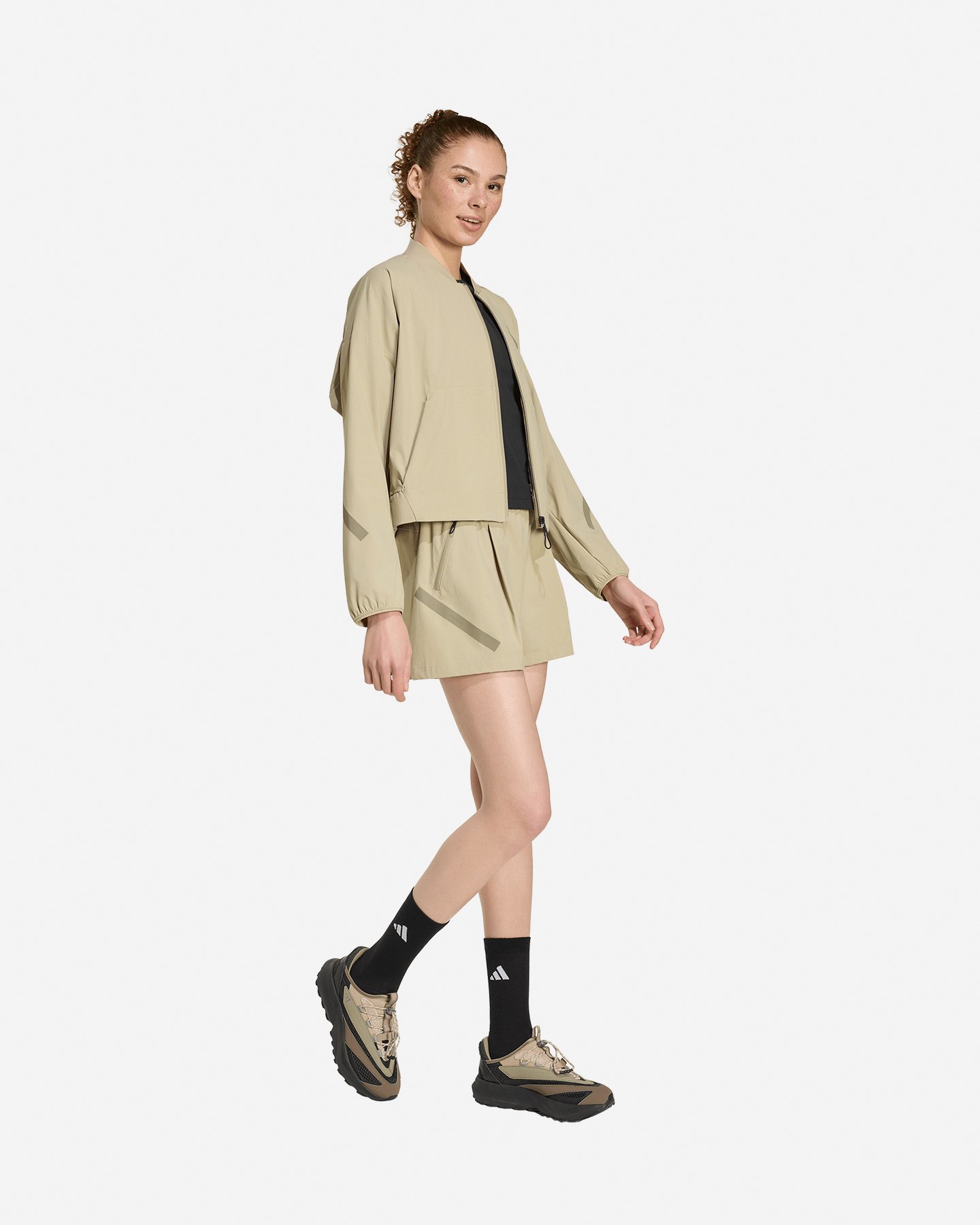 Pantaloncini ADIDAS Z.N.E. W - Beige - 3 | Cisalfa Sport