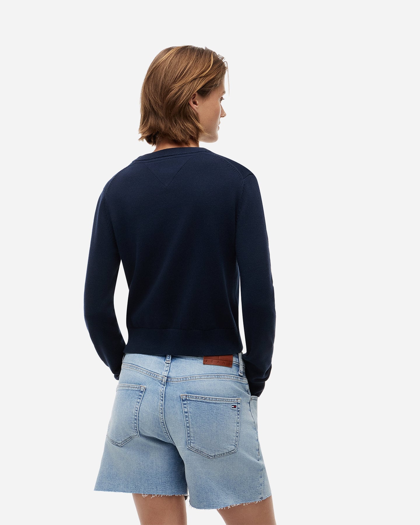 Maglione TOMMY HILFIGER BIG FLAG W - Blu Navy - 3 | Cisalfa Sport