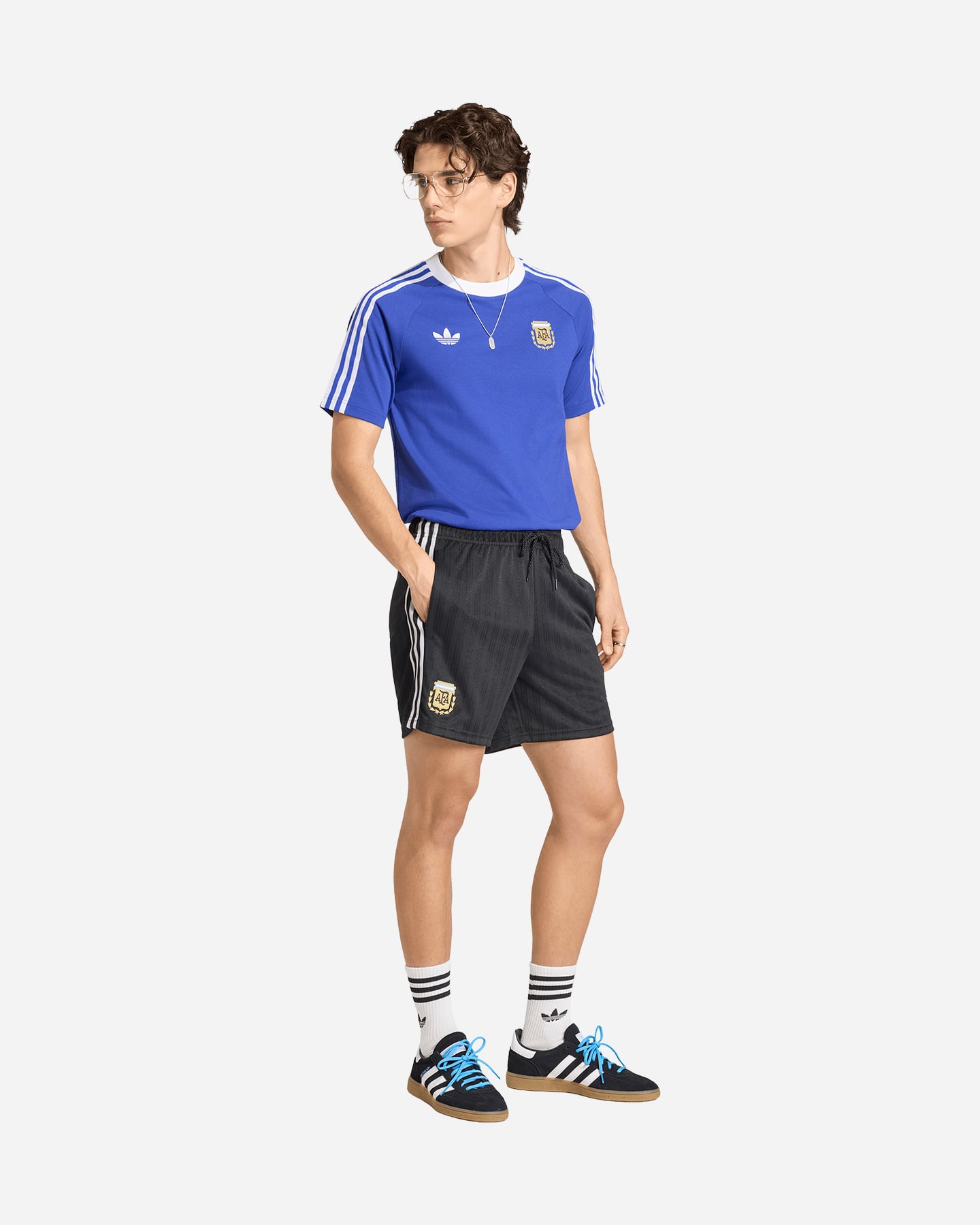 T-shirt ADIDAS ARGENTINA ORIGINALS M - Blu - 2 | Cisalfa Sport