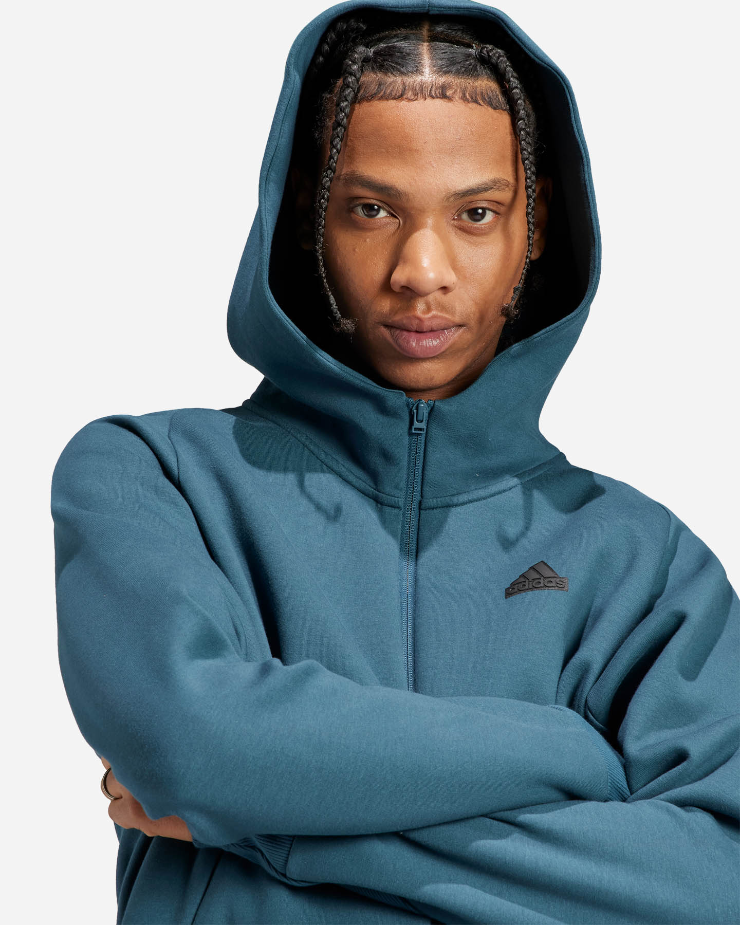 Felpa ADIDAS Z.N.E. M - Verde - 3 | Cisalfa Sport