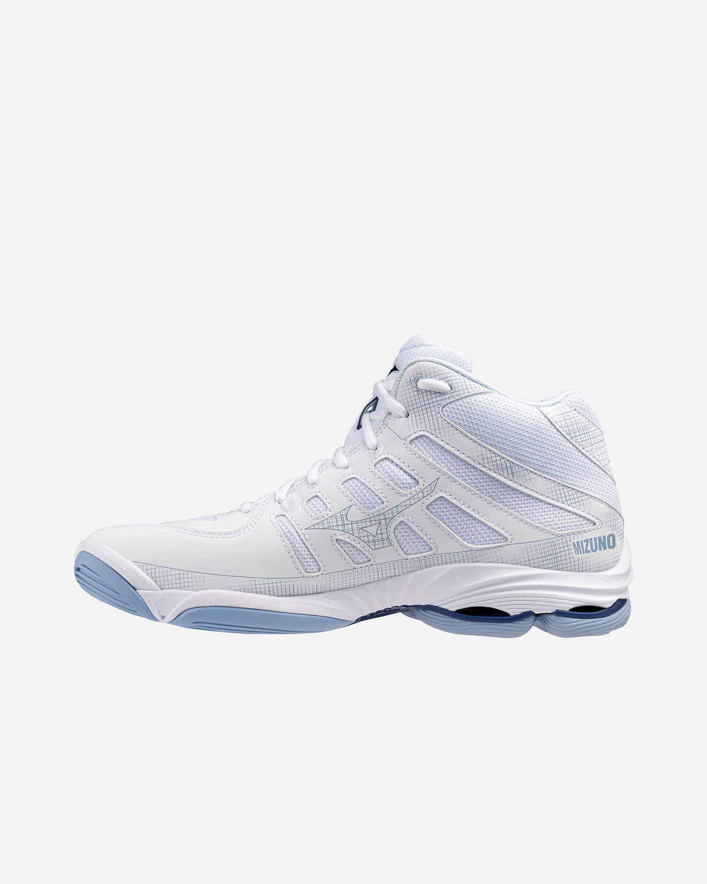 Scarpe volley MIZUNO WAVE VOLTAGE 2 MID M - Bianco - 4 | Cisalfa Sport