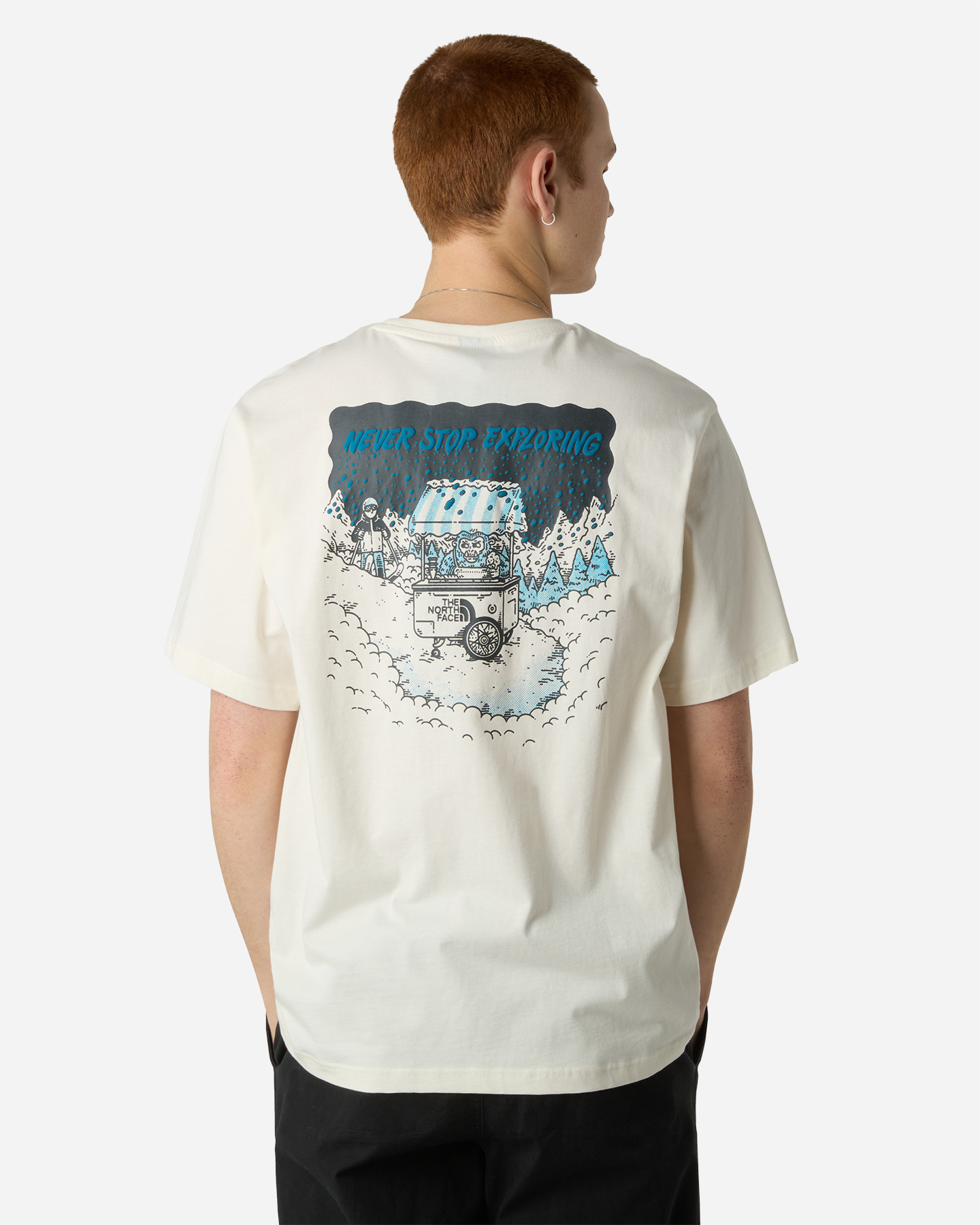 T-shirt THE NORTH FACE POWDER DAYS RELAXED M - Bianco - 3 | Cisalfa Sport