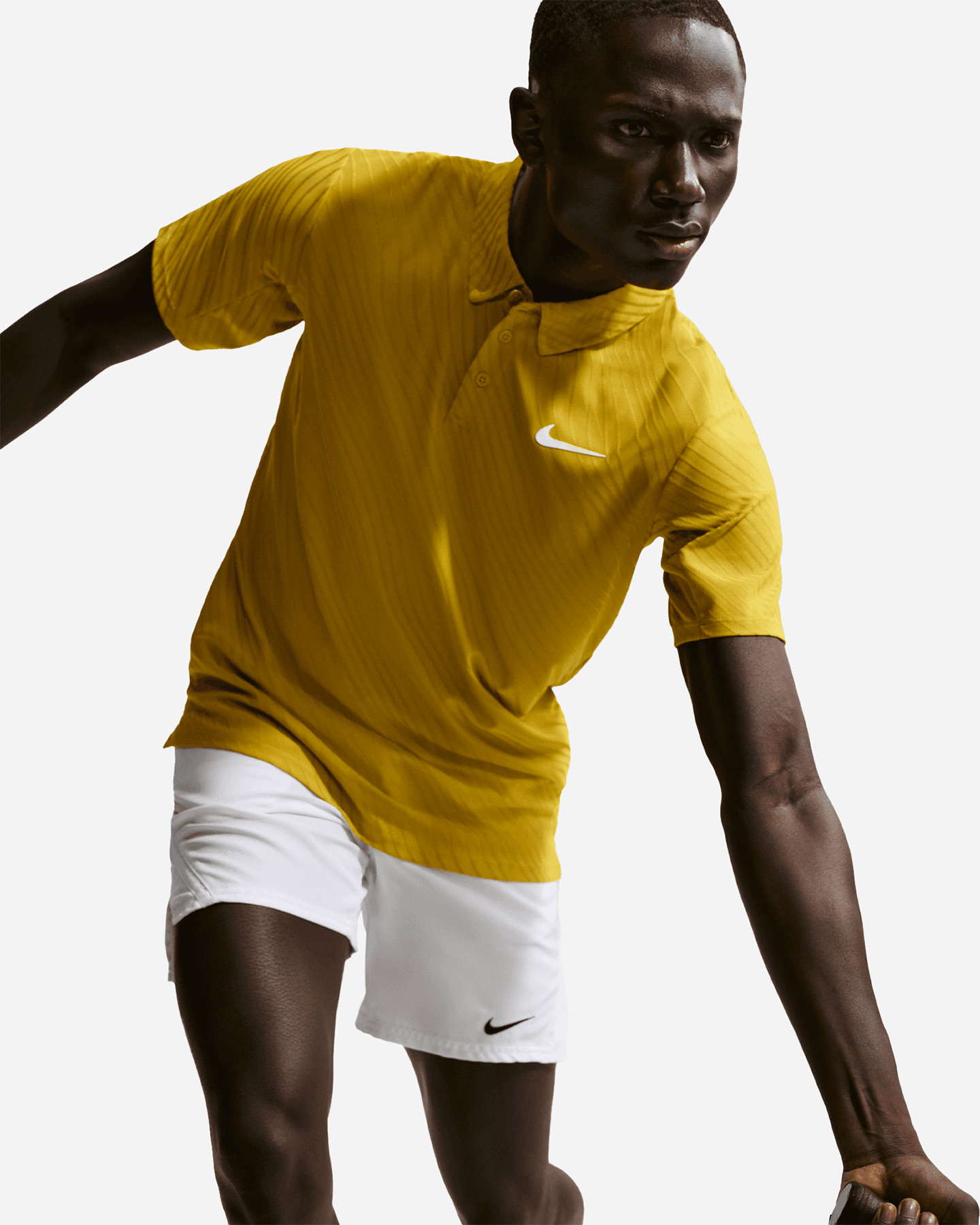 T-shirt tennis NIKE DRI FIT ADVANTAGE SLAM M - Giallo - 5 | Cisalfa Sport