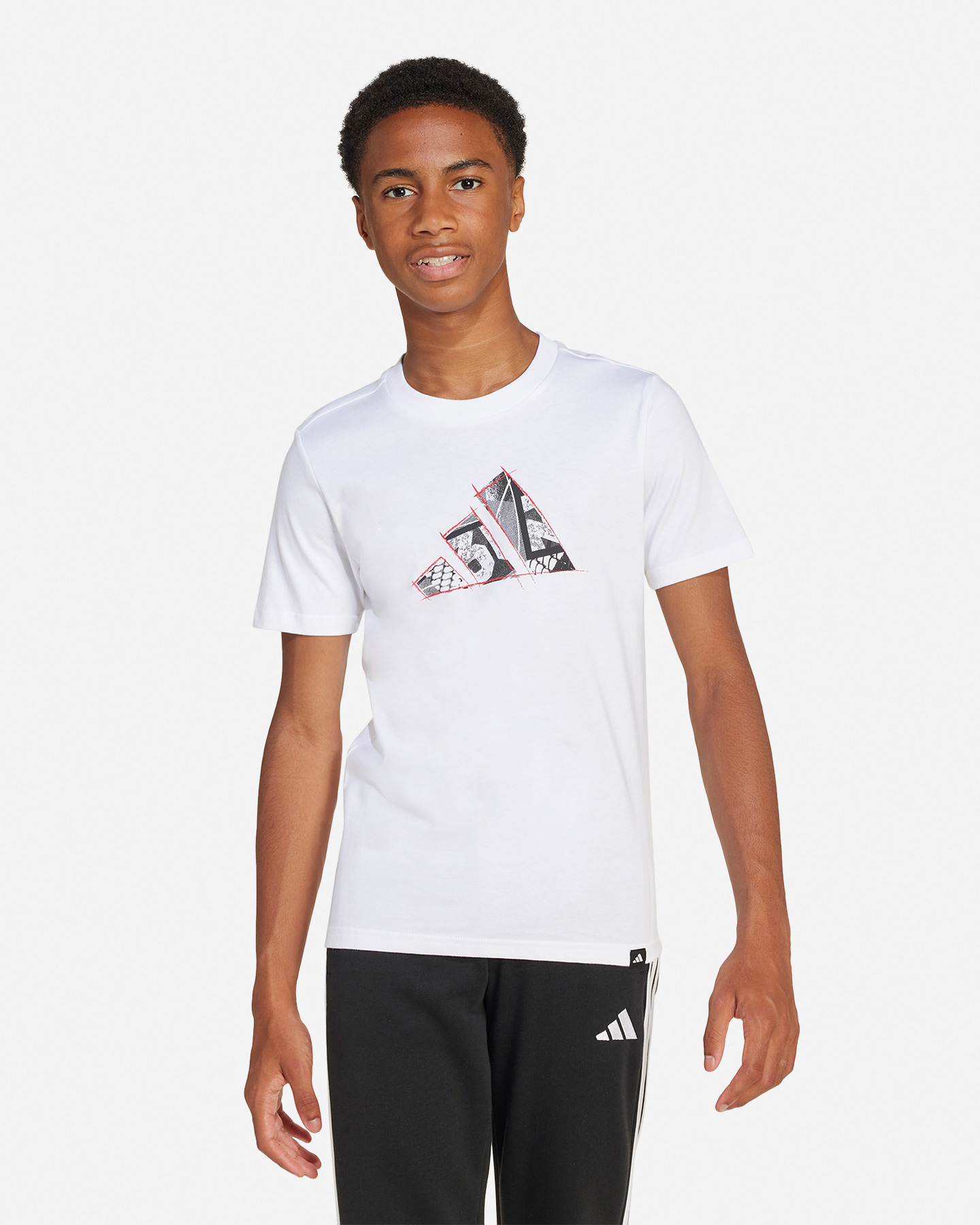 T-shirt ADIDAS BIG LOGO JR - Bianco - 1 | Cisalfa Sport