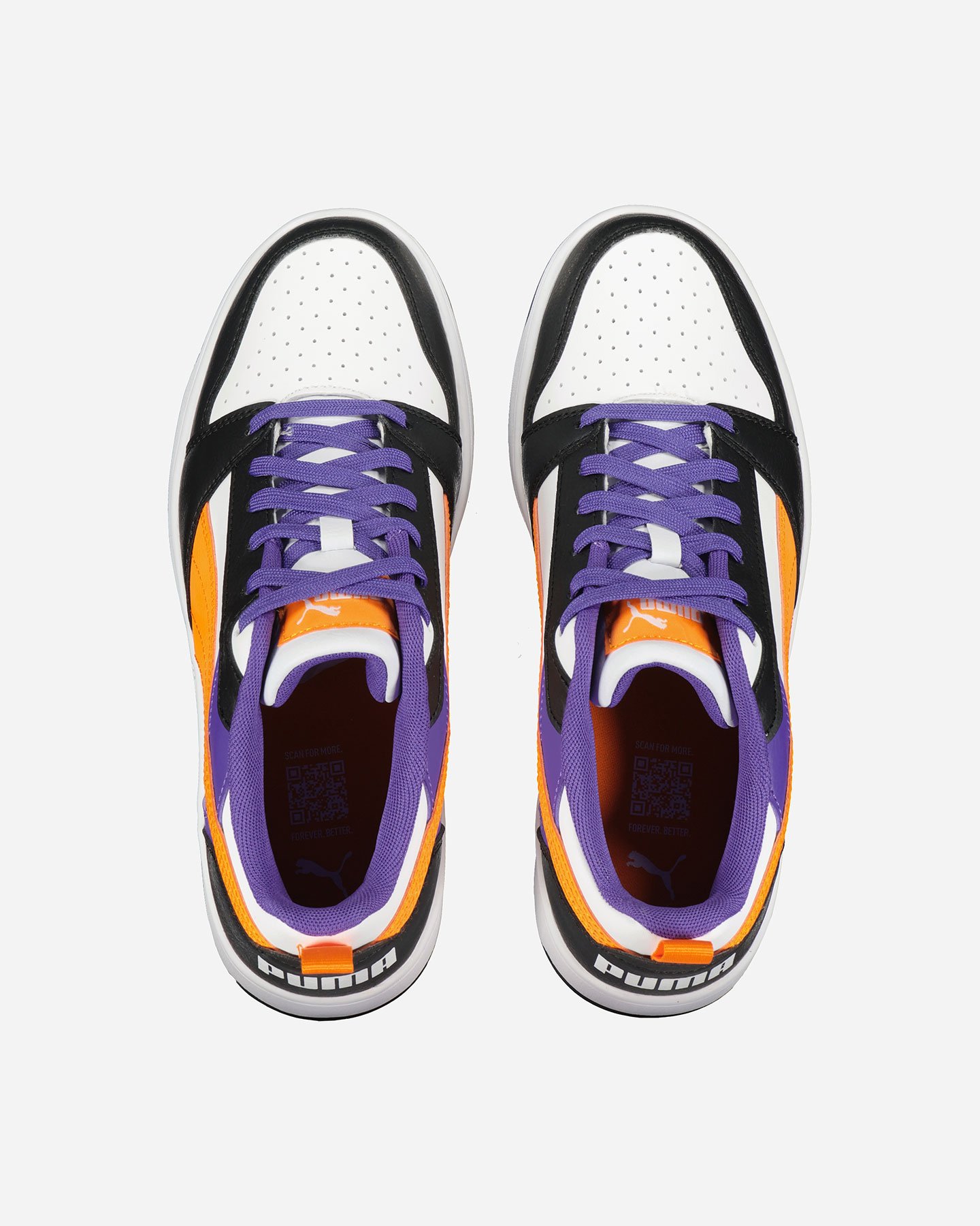 Scarpe sneakers PUMA REBOUND V6 LO GS JR - Arancione - 4 | Cisalfa Sport