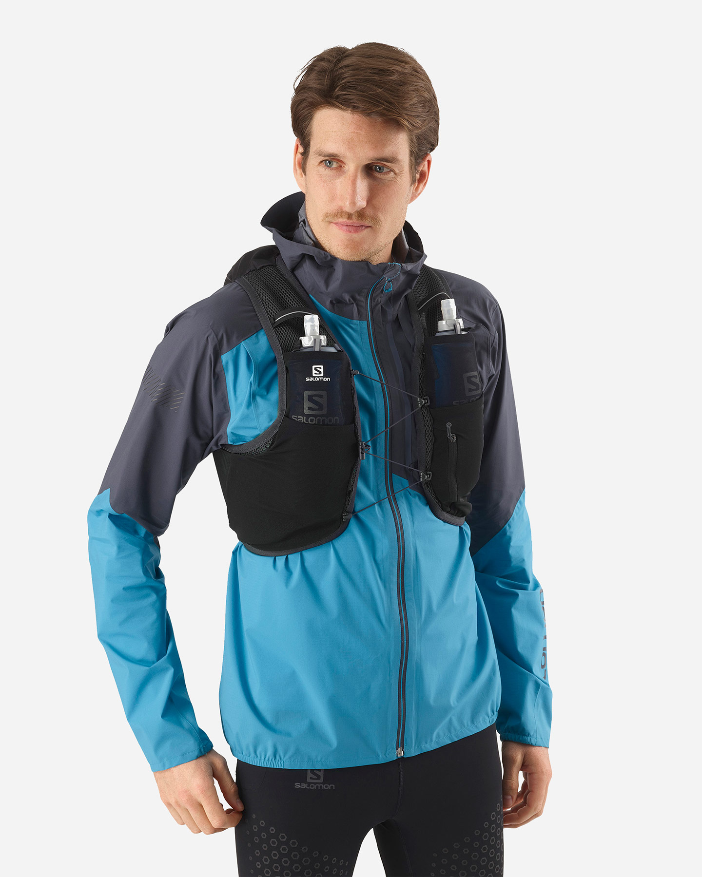 Zaino trail running SALOMON ACTIVE SKIN 8SET M - Nero - 2 | Cisalfa Sport