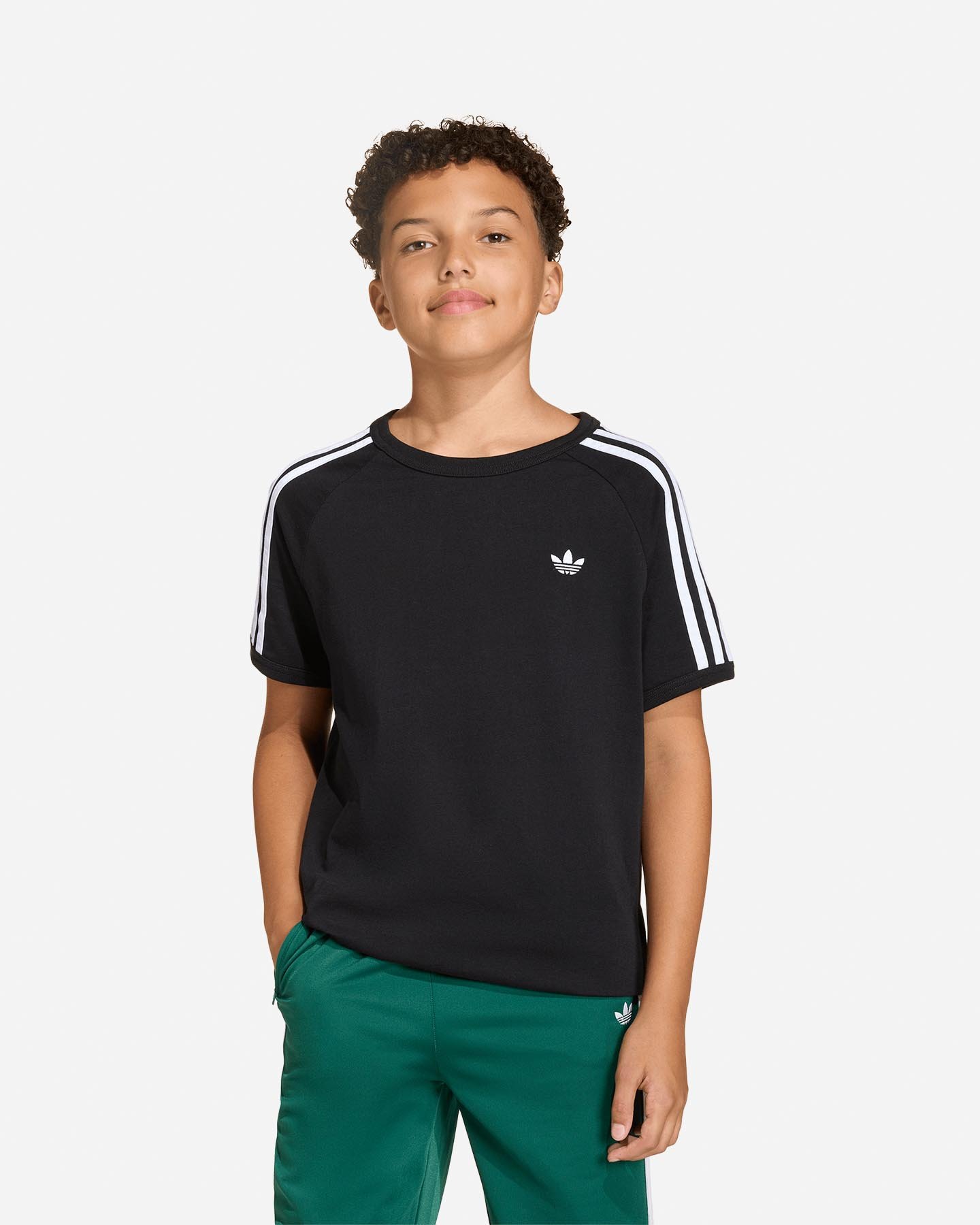 T-shirt ADIDAS 3STRIPES JR - Nero - 1 | Cisalfa Sport