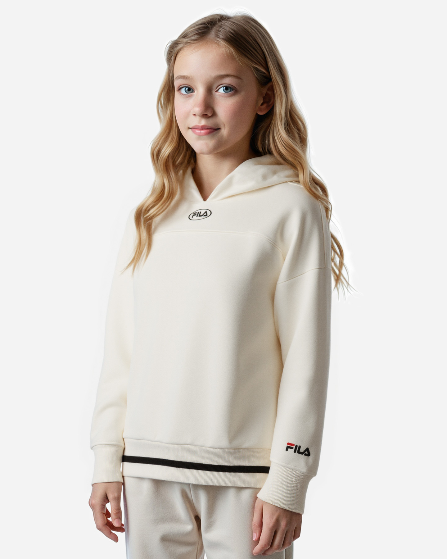 Felpa FILA CONTEMPORARY STREET STYLE JR - Bianco - 3 | Cisalfa Sport