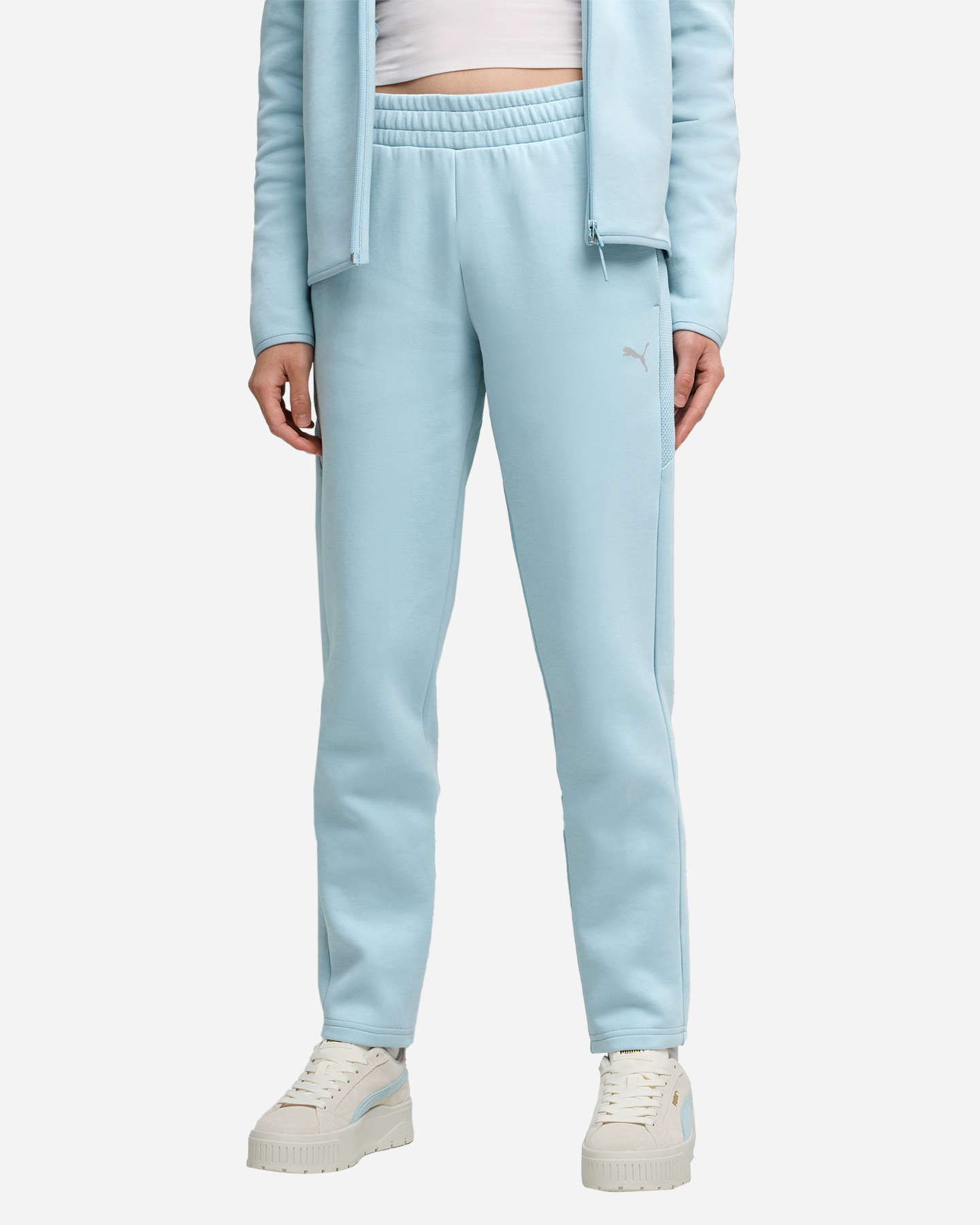 Pantalone PUMA EVOSTRIPE W - Azzurro - 2 | Cisalfa Sport
